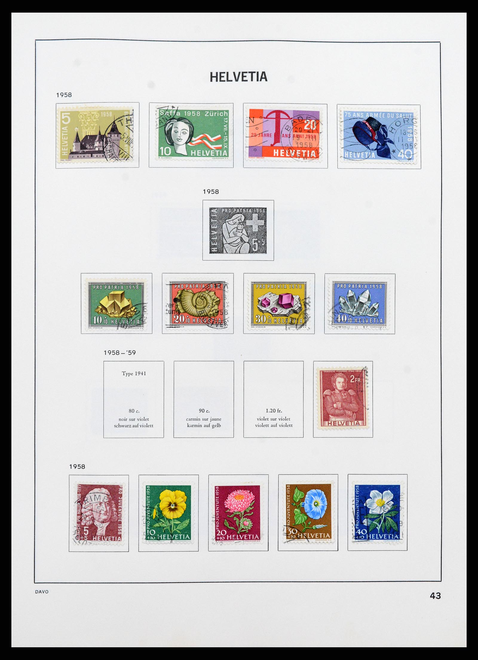 37361 043 - Stamp collection 37361 Switzerland 1850-2005.