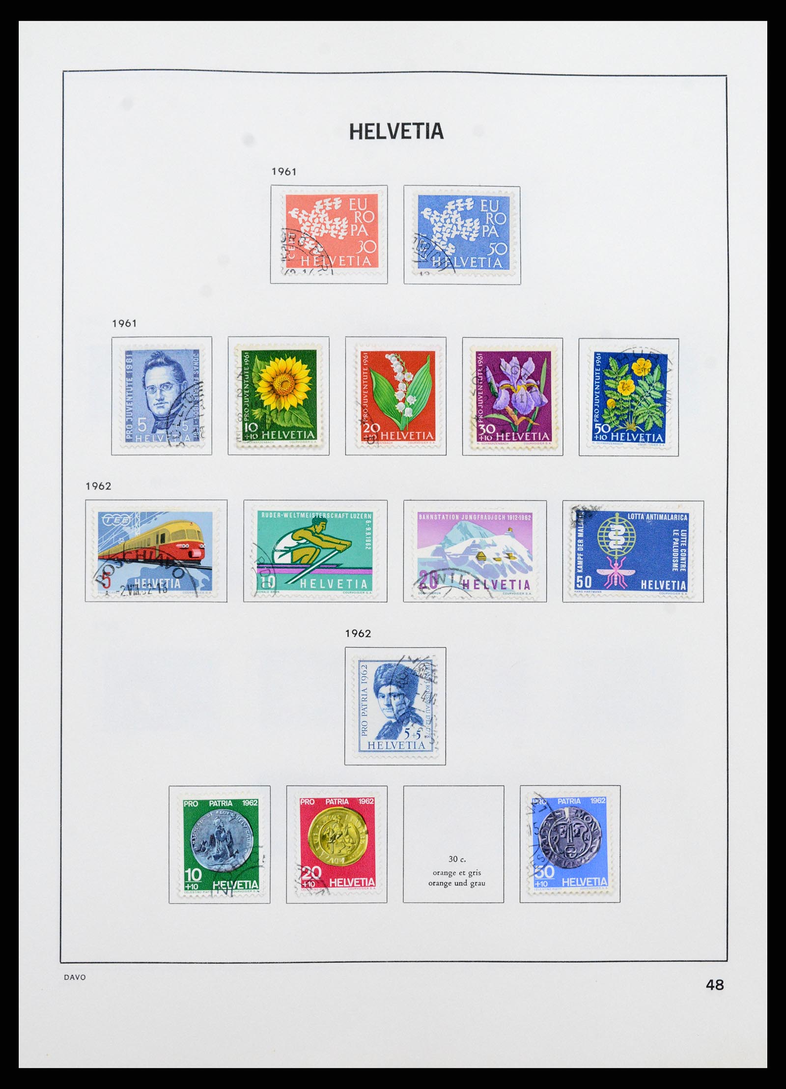 37361 048 - Stamp collection 37361 Switzerland 1850-2005.