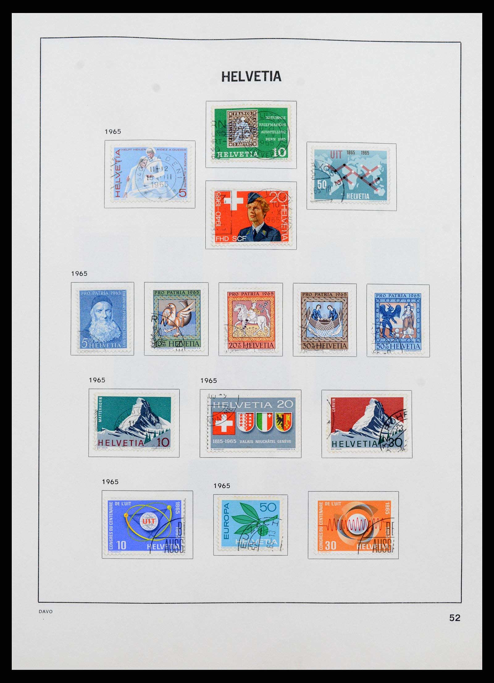 37361 052 - Stamp collection 37361 Switzerland 1850-2005.