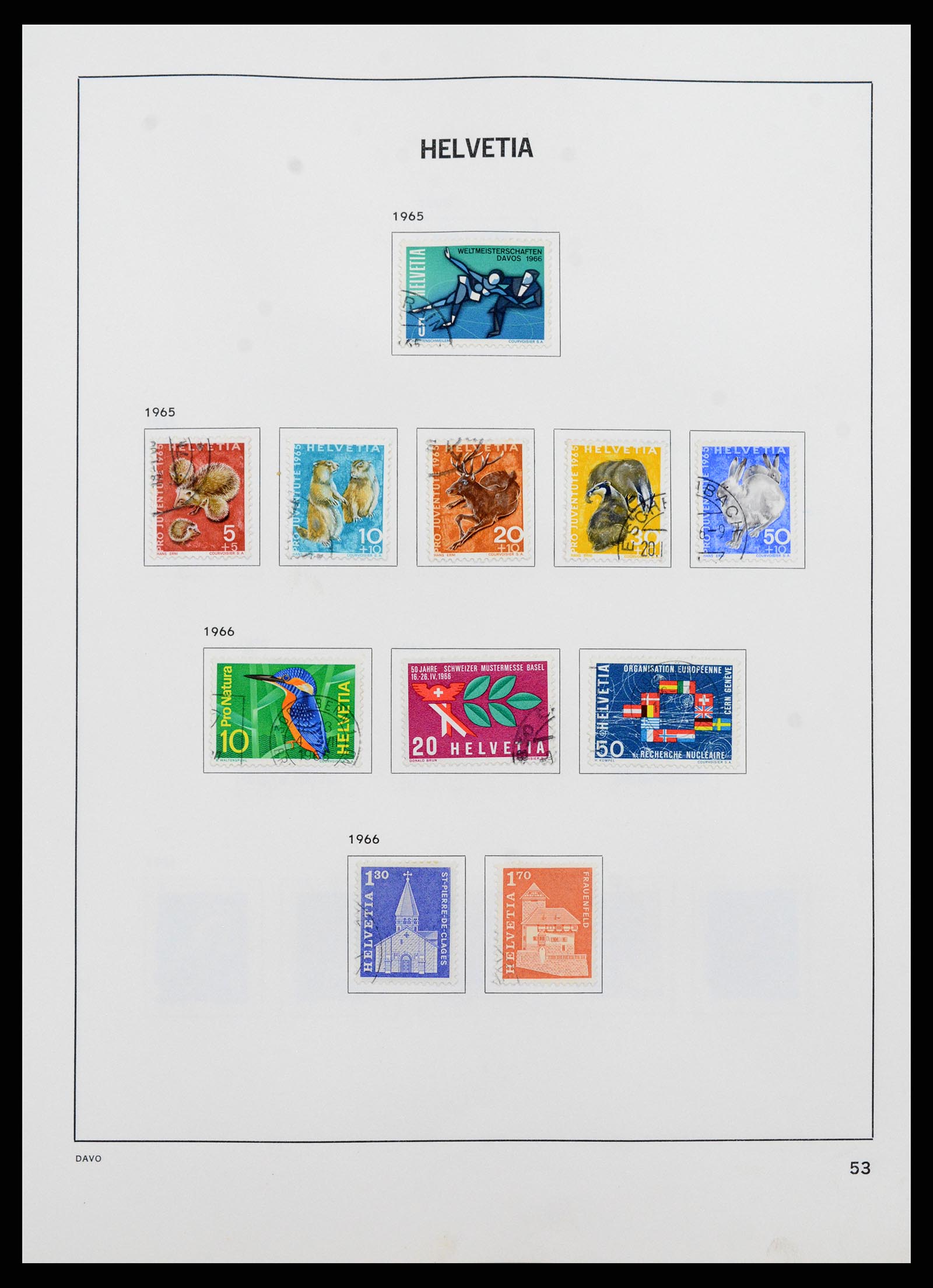 37361 053 - Stamp collection 37361 Switzerland 1850-2005.
