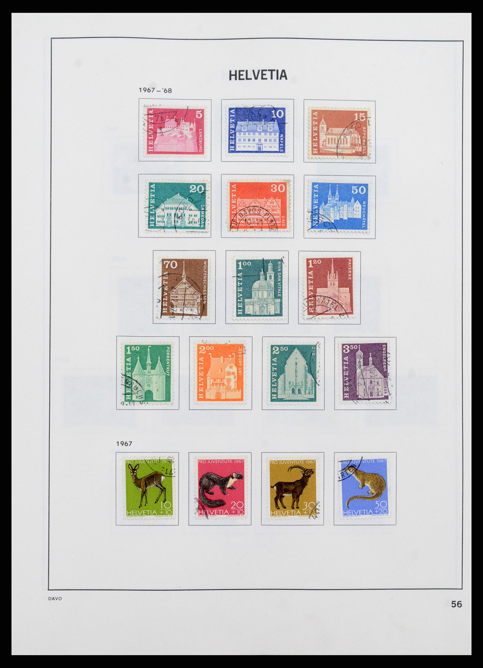 37361 056 - Stamp collection 37361 Switzerland 1850-2005.