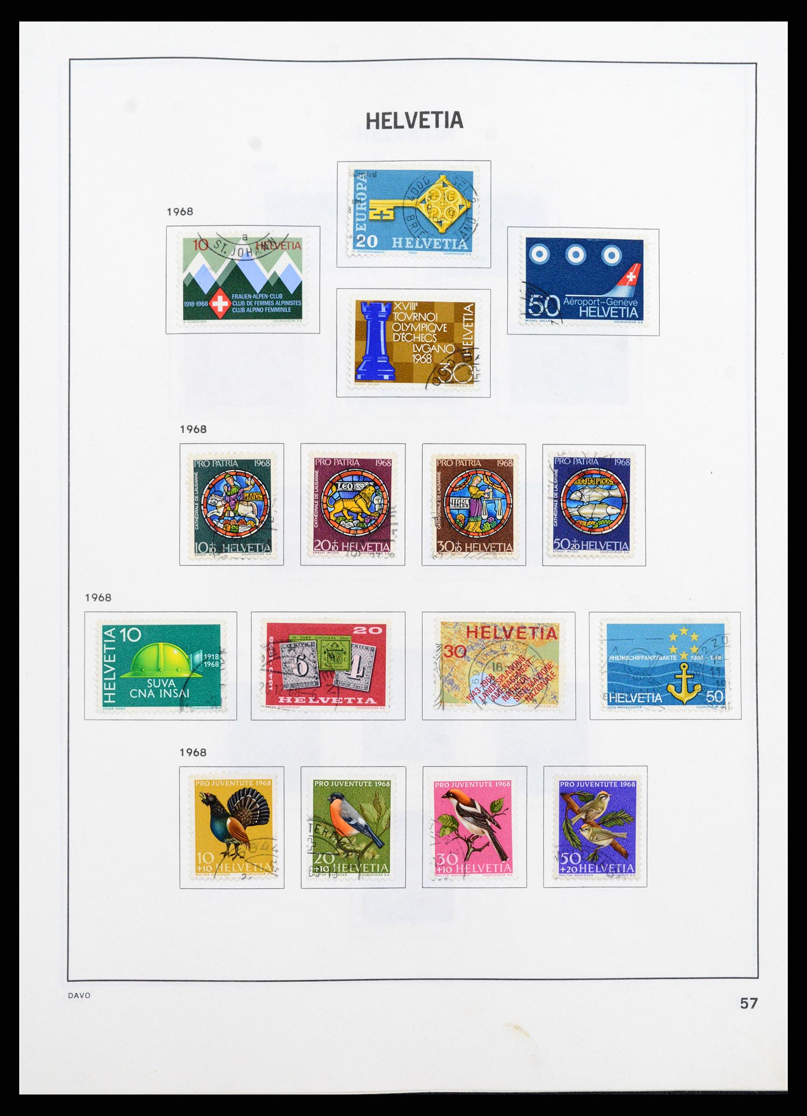 37361 057 - Stamp collection 37361 Switzerland 1850-2005.