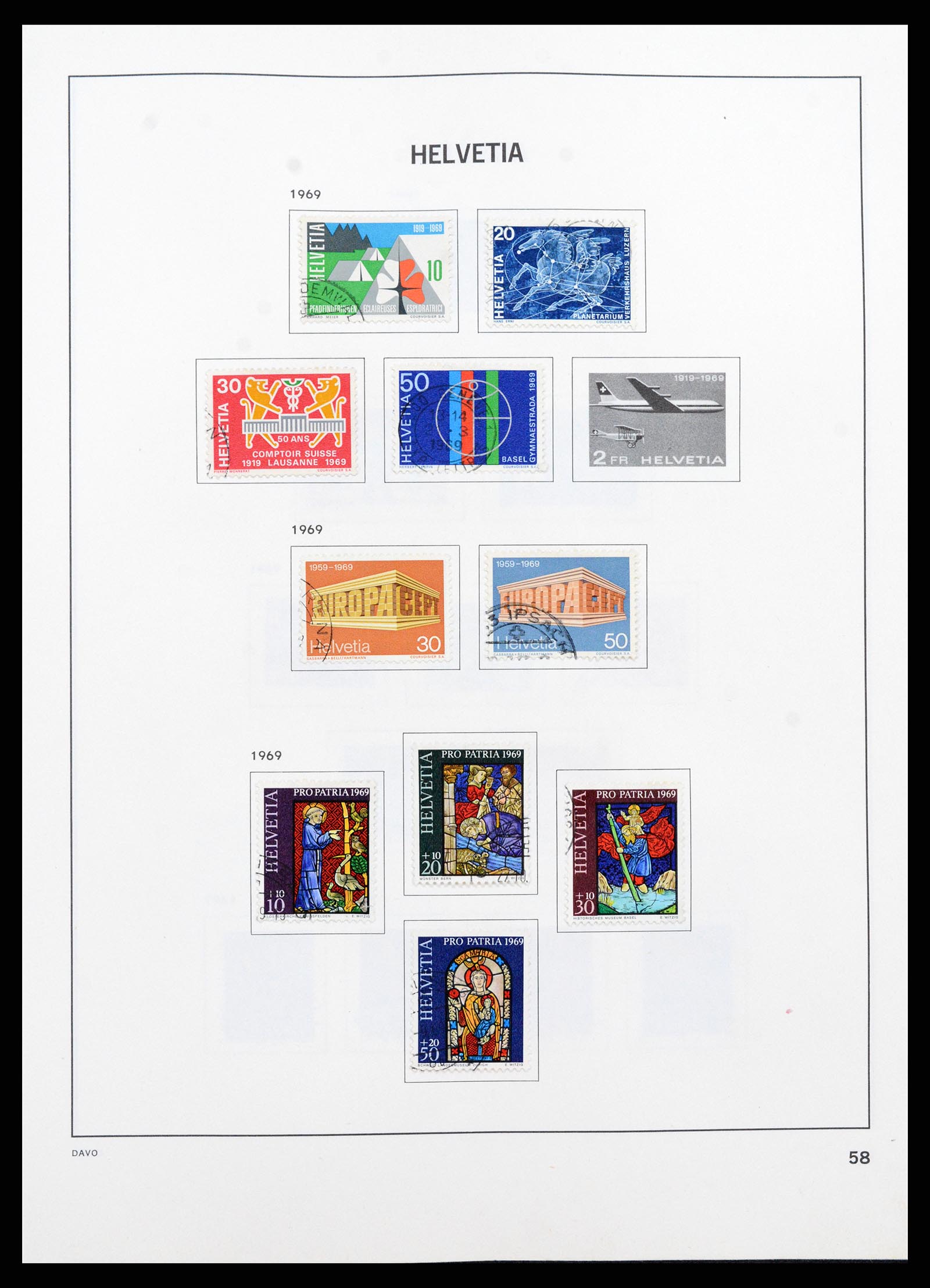 37361 058 - Stamp collection 37361 Switzerland 1850-2005.