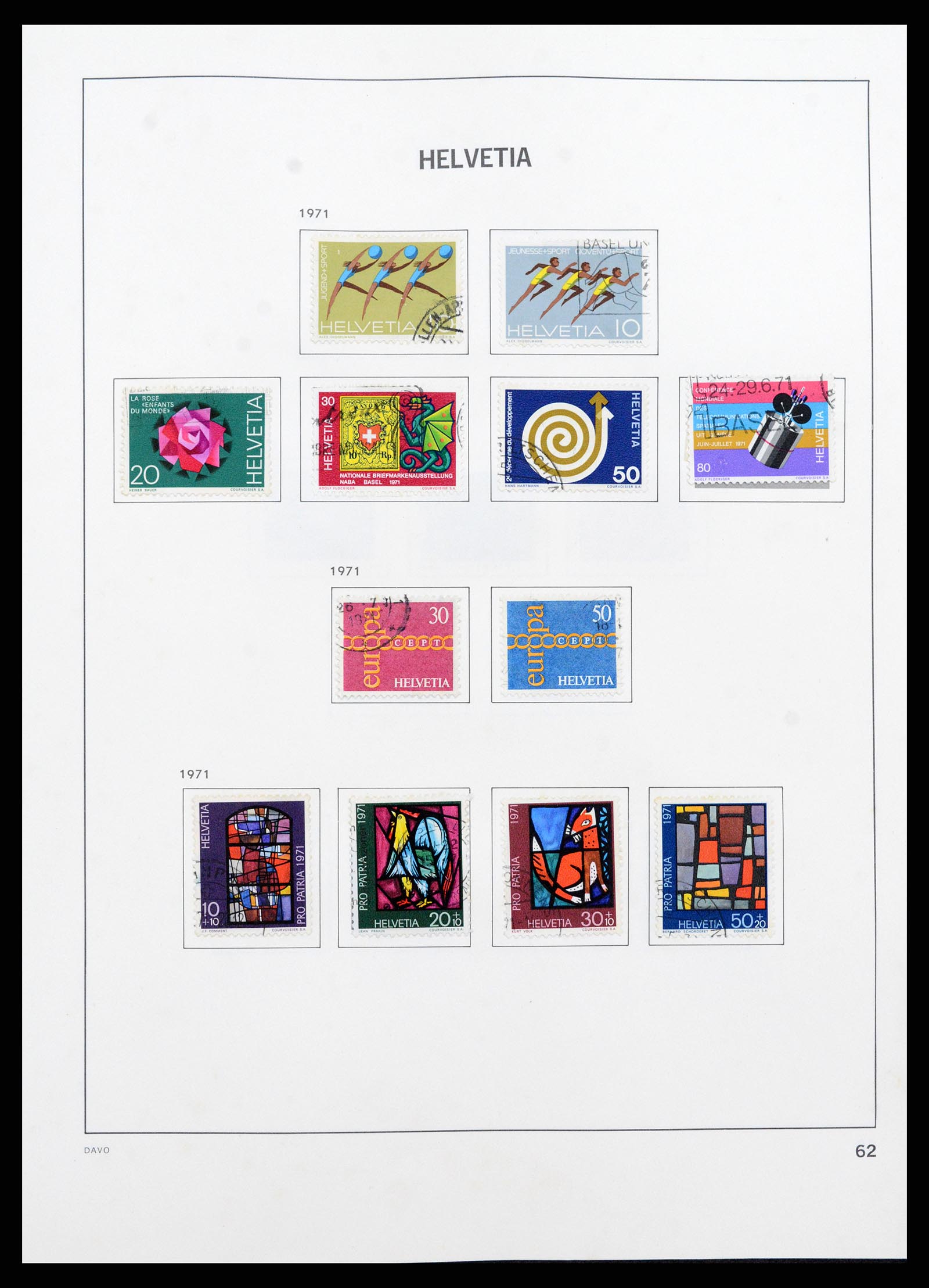 37361 062 - Stamp collection 37361 Switzerland 1850-2005.