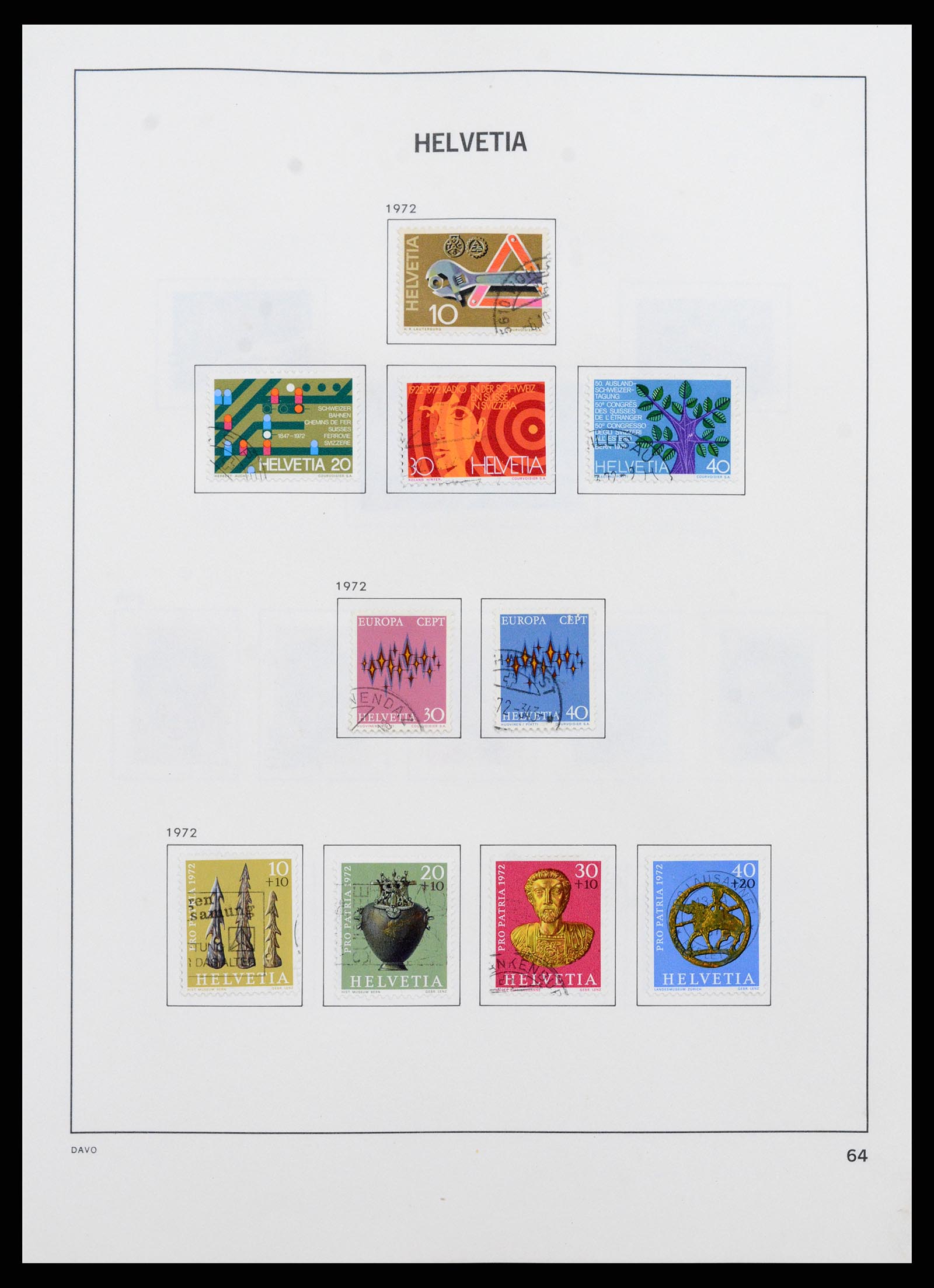 37361 064 - Stamp collection 37361 Switzerland 1850-2005.