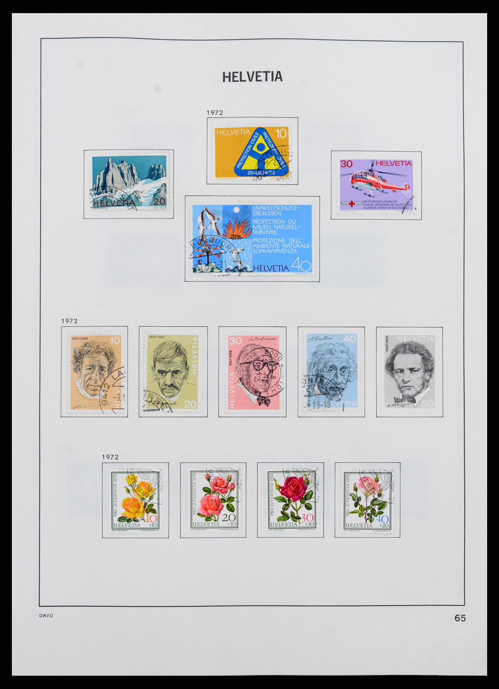 37361 065 - Stamp collection 37361 Switzerland 1850-2005.