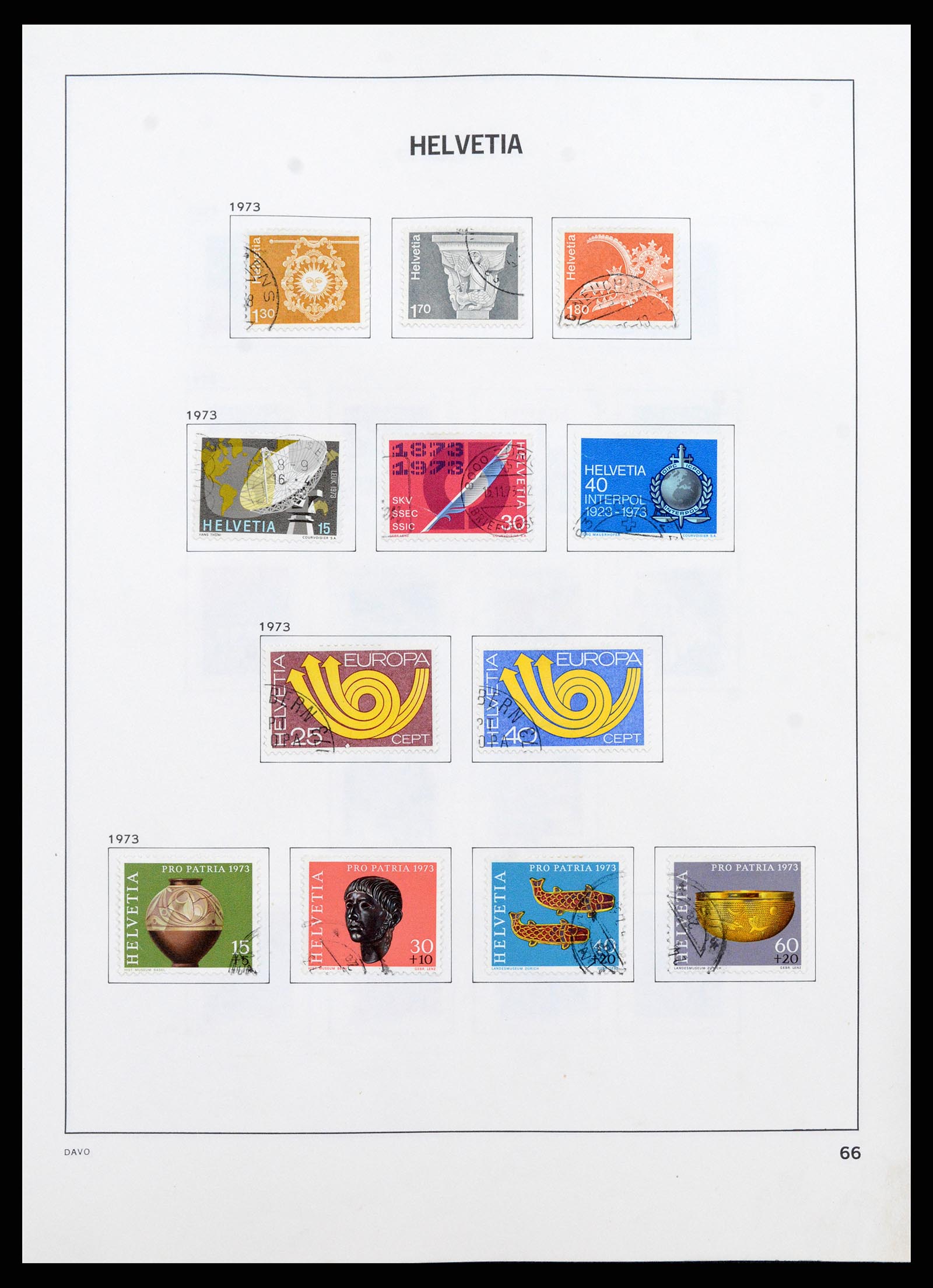 37361 066 - Stamp collection 37361 Switzerland 1850-2005.