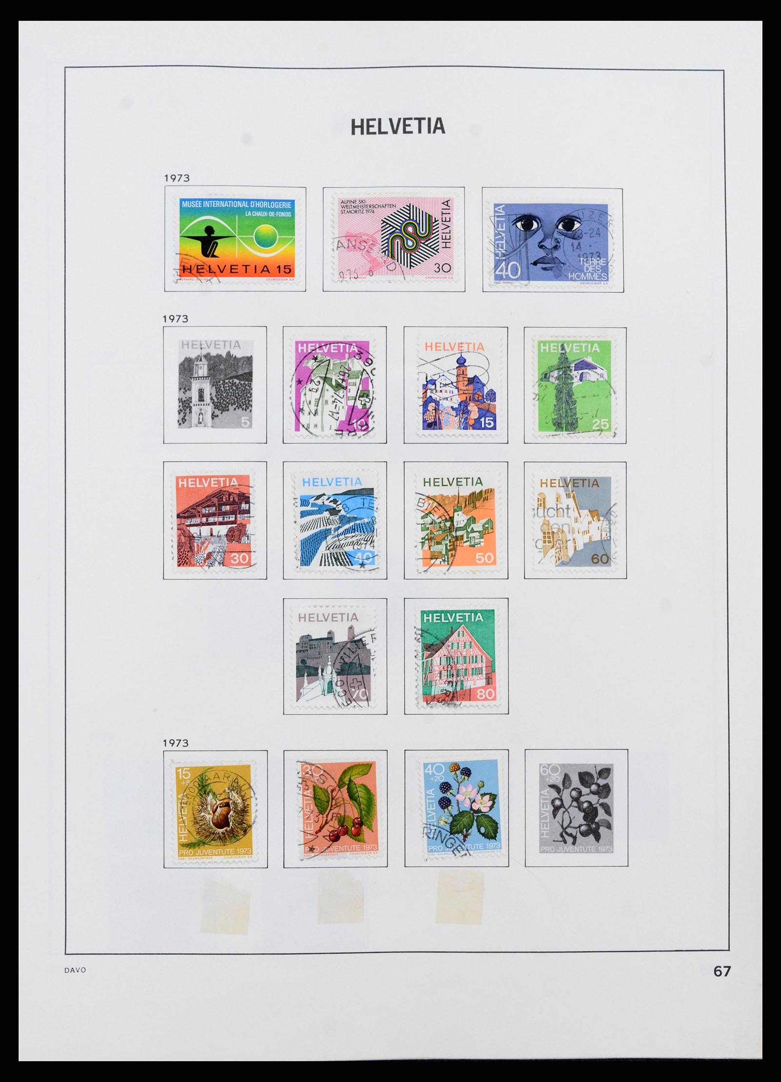 37361 067 - Stamp collection 37361 Switzerland 1850-2005.