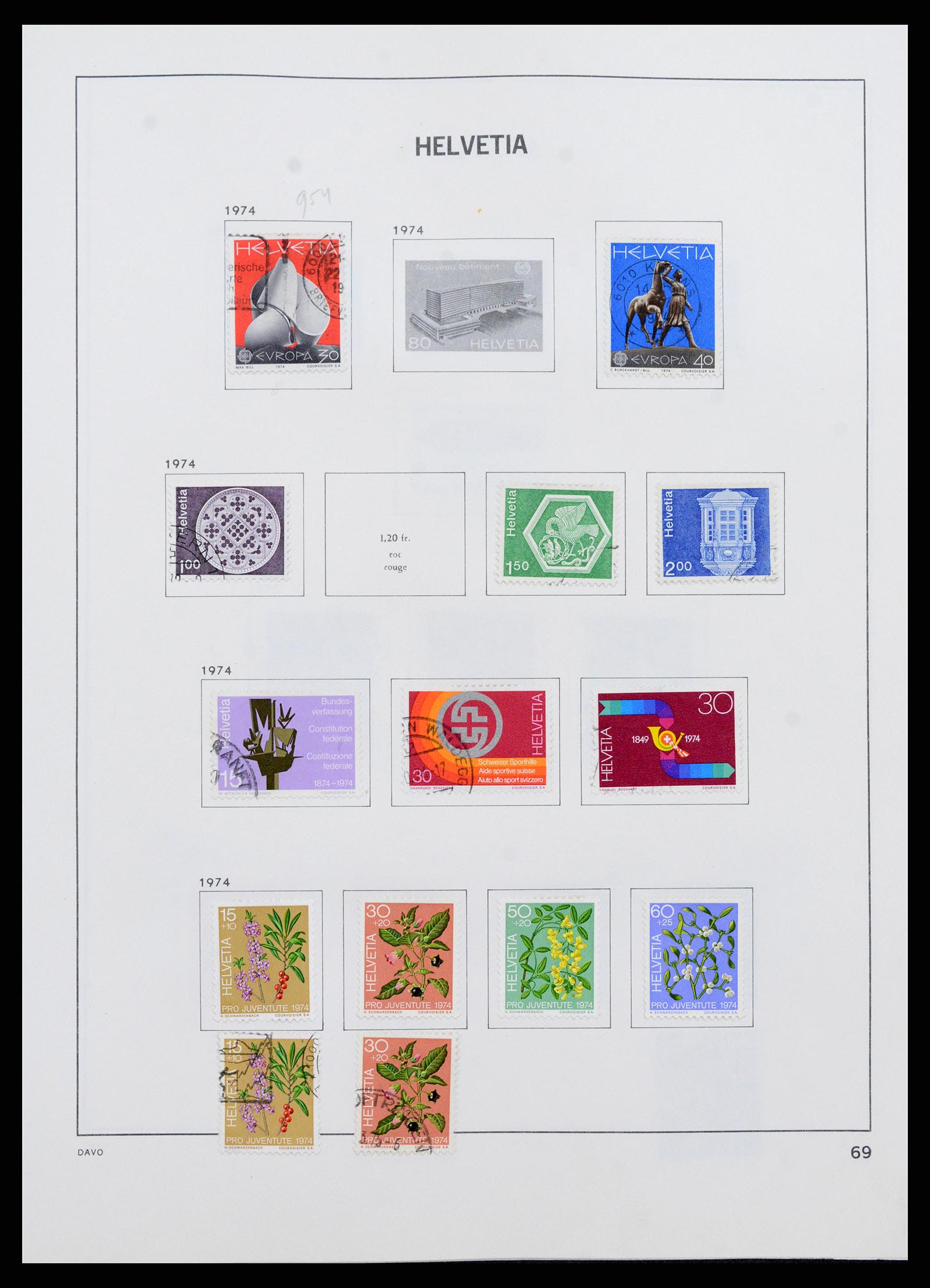 37361 069 - Stamp collection 37361 Switzerland 1850-2005.