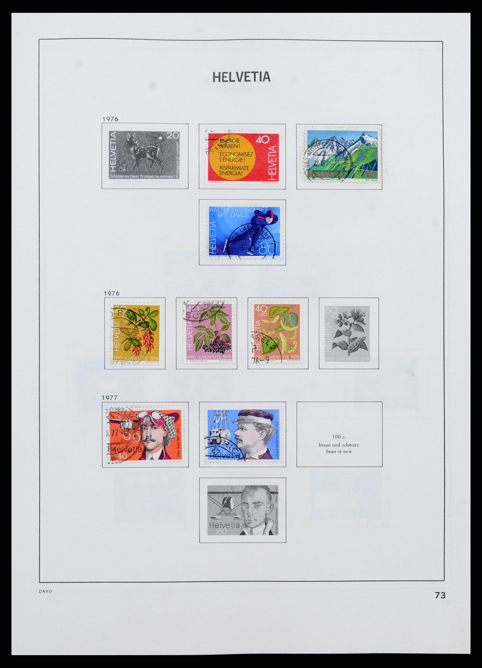 37361 073 - Stamp collection 37361 Switzerland 1850-2005.