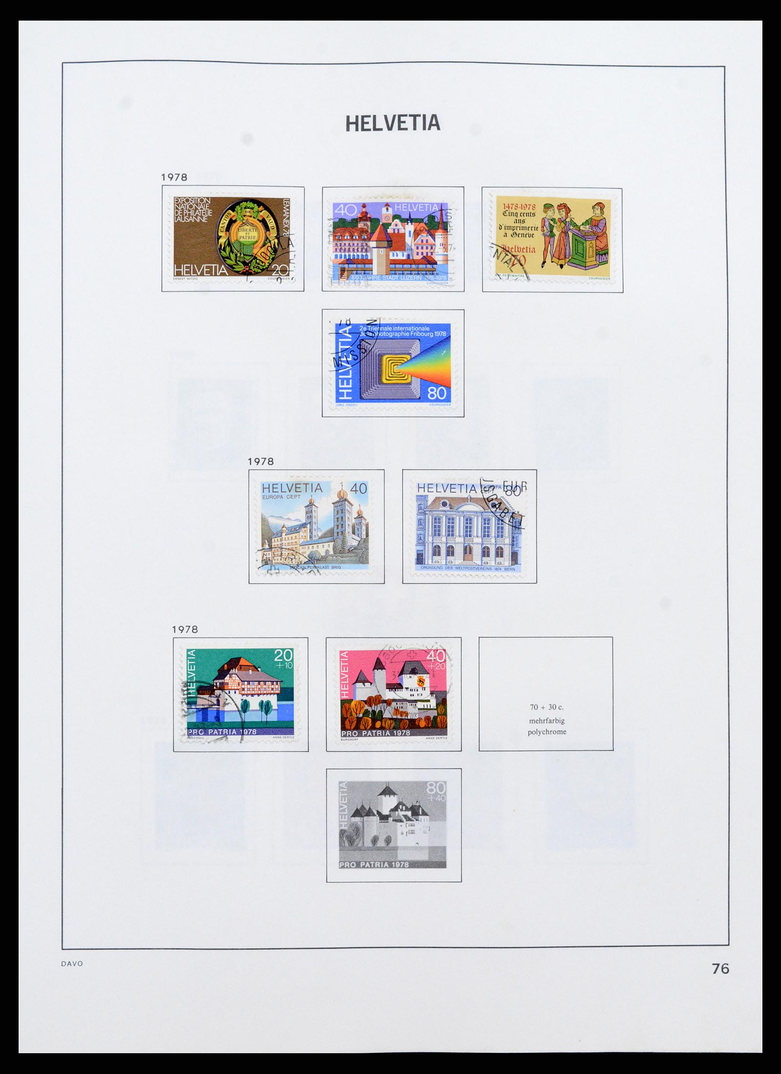 37361 076 - Stamp collection 37361 Switzerland 1850-2005.