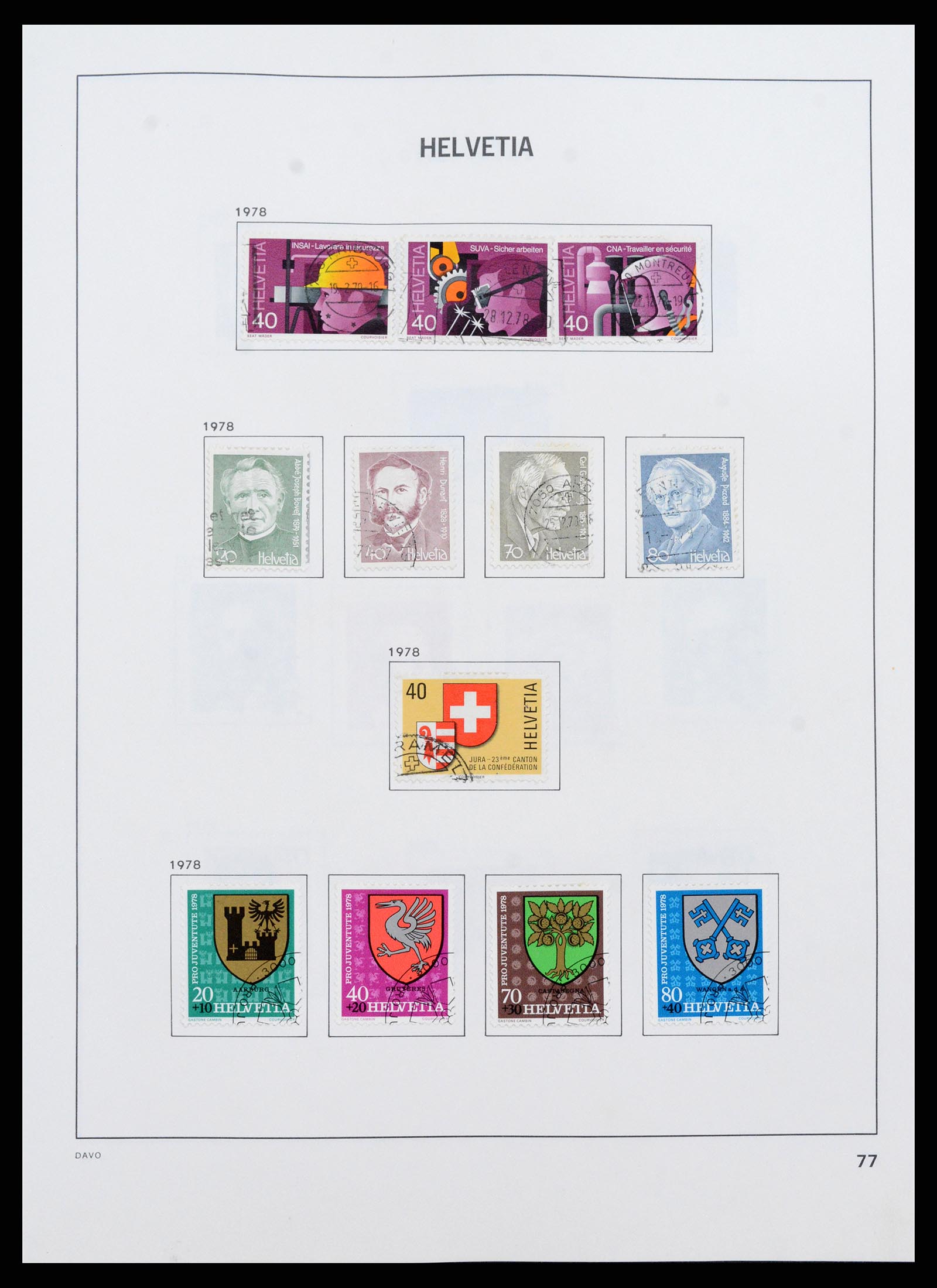 37361 077 - Stamp collection 37361 Switzerland 1850-2005.