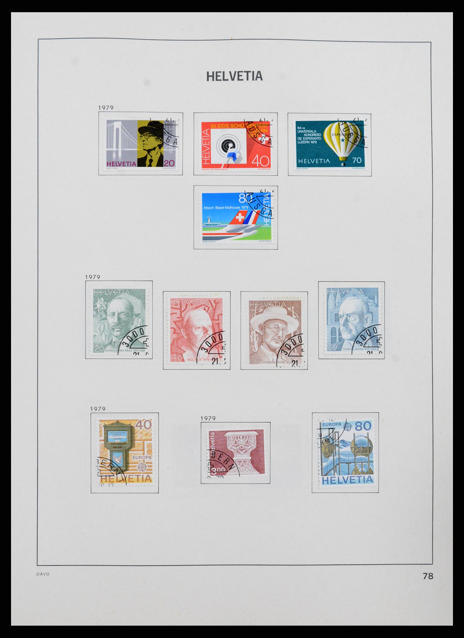 37361 078 - Stamp collection 37361 Switzerland 1850-2005.