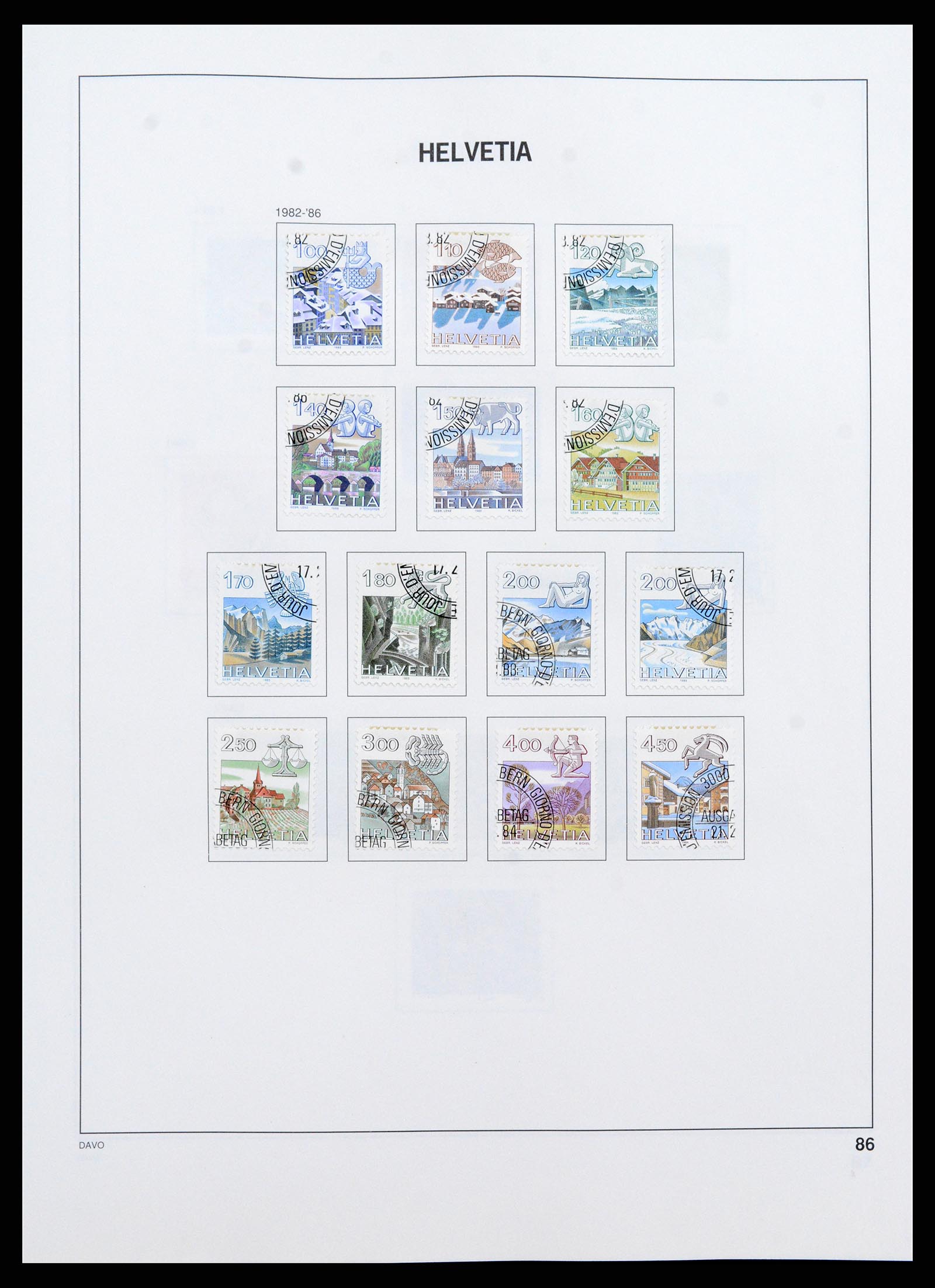 37361 086 - Stamp collection 37361 Switzerland 1850-2005.