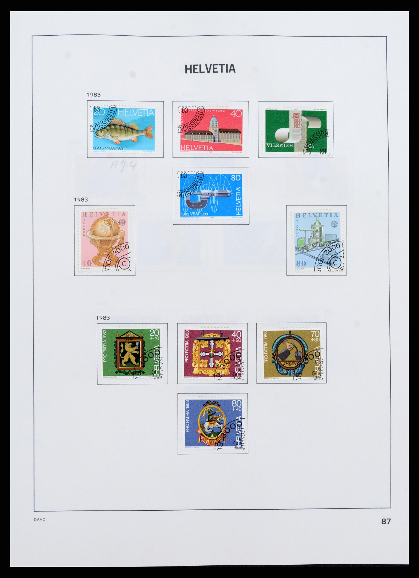 37361 087 - Stamp collection 37361 Switzerland 1850-2005.