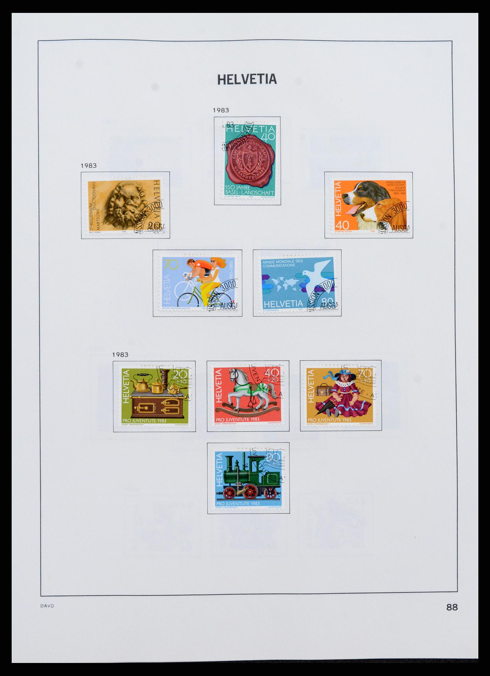 37361 088 - Stamp collection 37361 Switzerland 1850-2005.