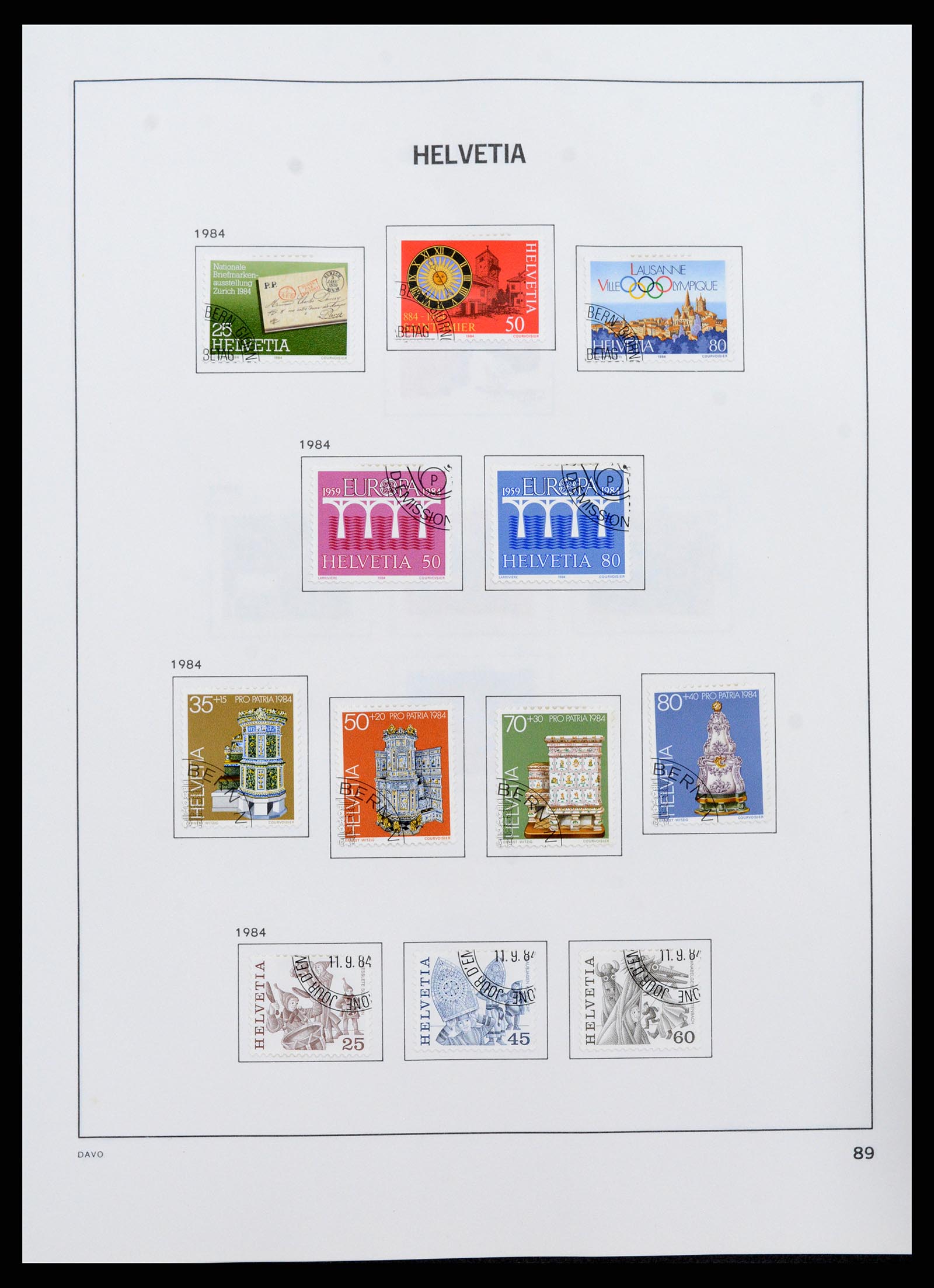 37361 089 - Stamp collection 37361 Switzerland 1850-2005.