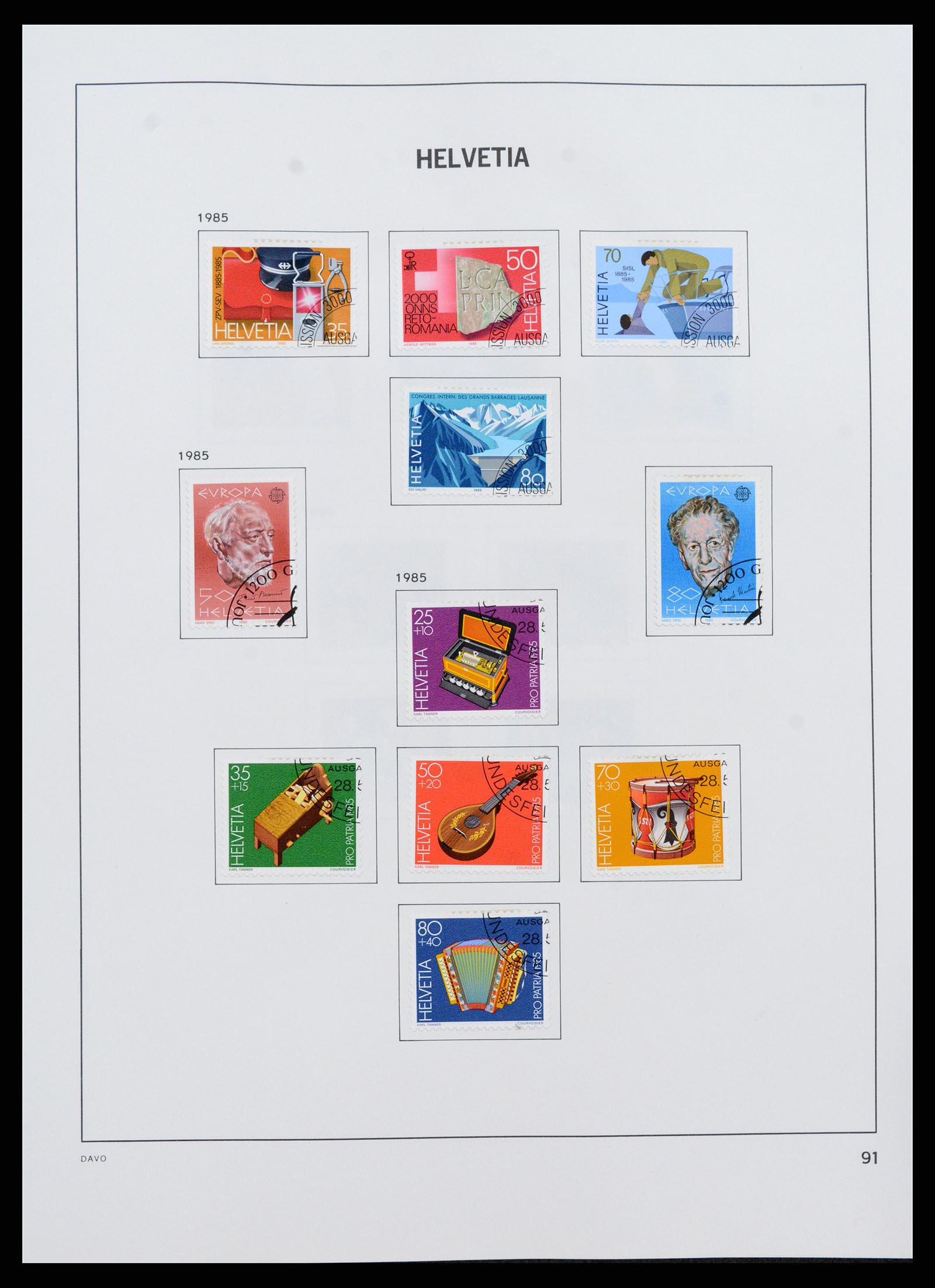 37361 091 - Stamp collection 37361 Switzerland 1850-2005.
