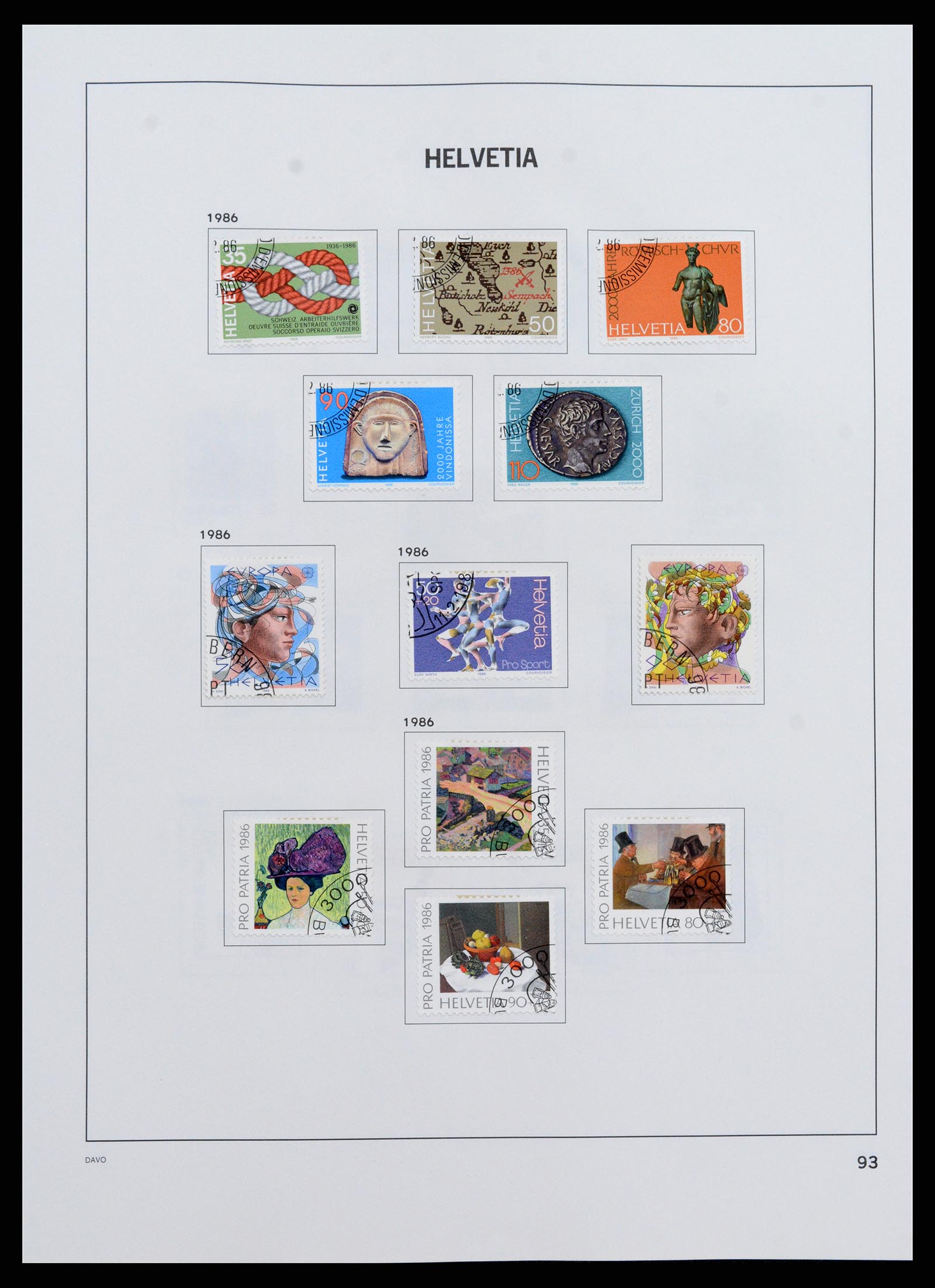 37361 093 - Stamp collection 37361 Switzerland 1850-2005.