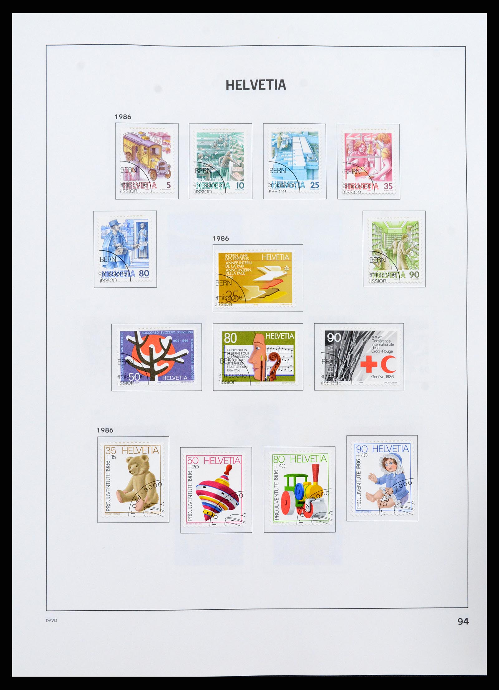 37361 094 - Stamp collection 37361 Switzerland 1850-2005.