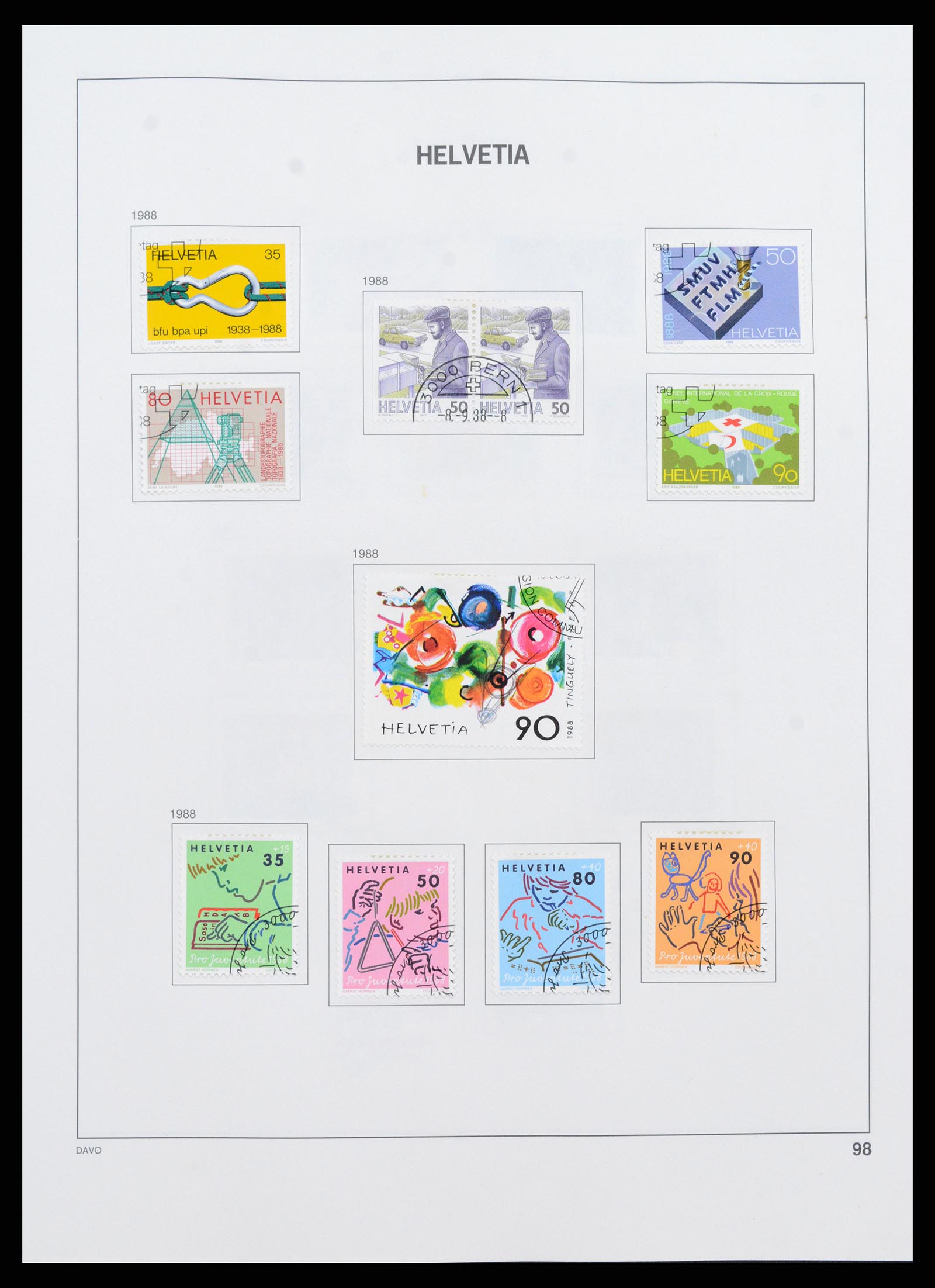 37361 098 - Stamp collection 37361 Switzerland 1850-2005.