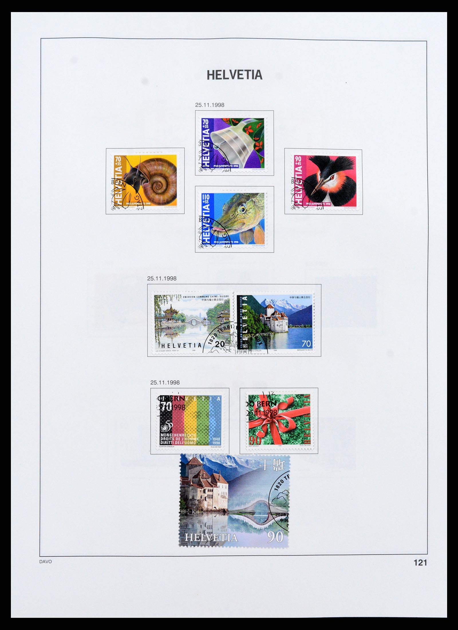 37361 121 - Stamp collection 37361 Switzerland 1850-2005.