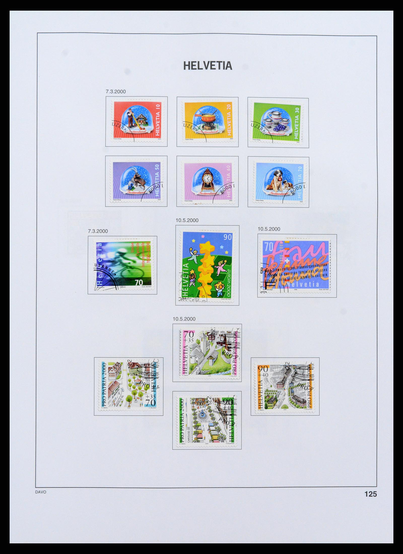 37361 125 - Stamp collection 37361 Switzerland 1850-2005.
