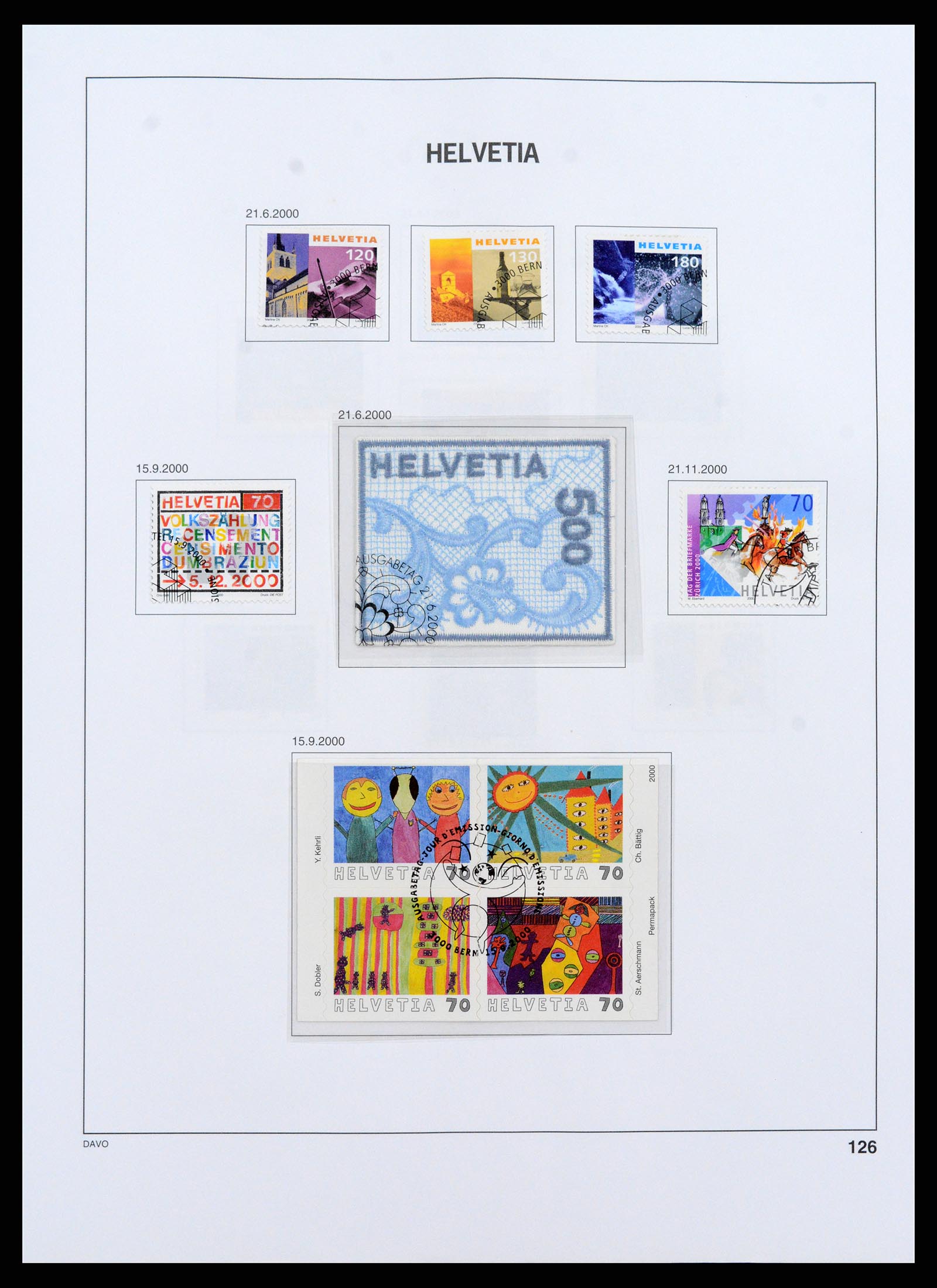 37361 126 - Stamp collection 37361 Switzerland 1850-2005.