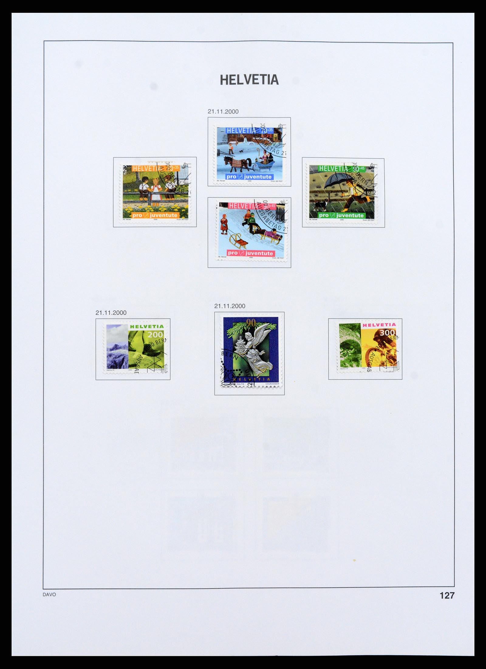 37361 127 - Stamp collection 37361 Switzerland 1850-2005.