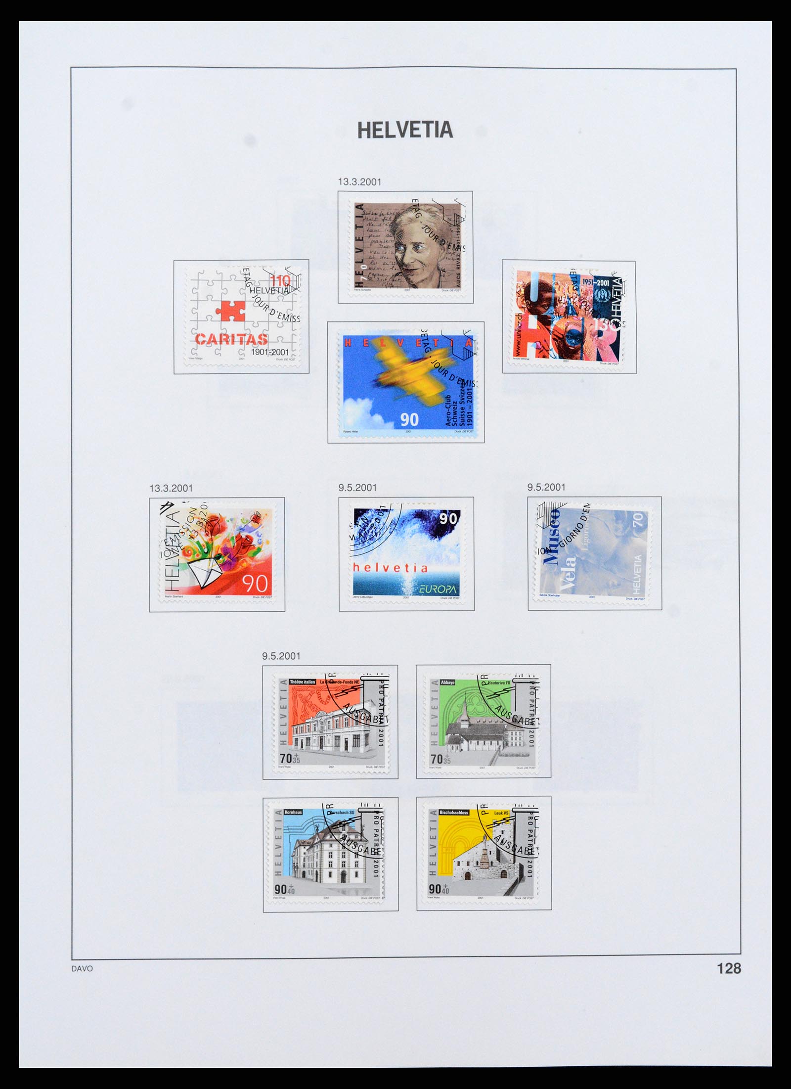 37361 128 - Stamp collection 37361 Switzerland 1850-2005.