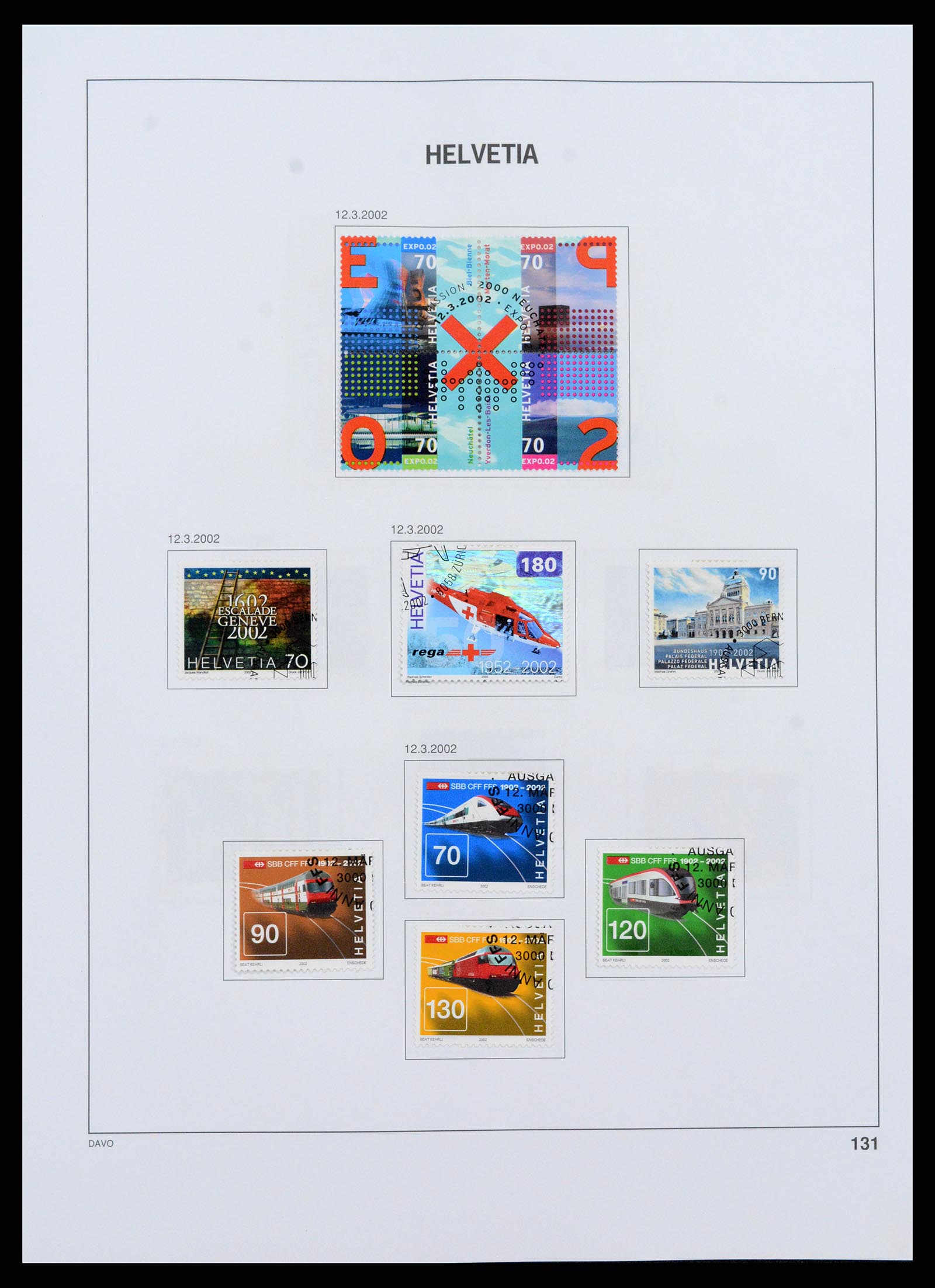 37361 131 - Stamp collection 37361 Switzerland 1850-2005.