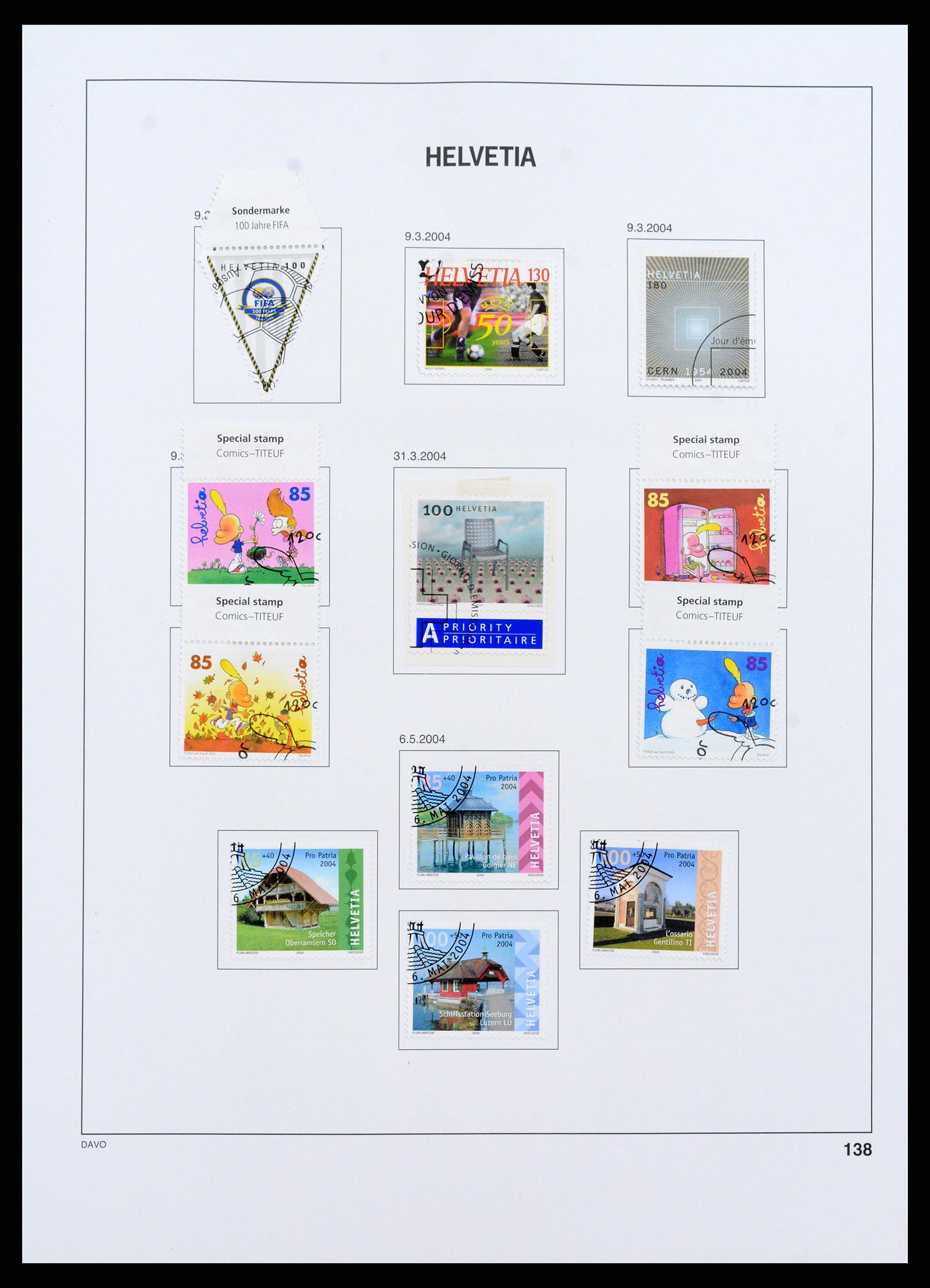 37361 138 - Stamp collection 37361 Switzerland 1850-2005.