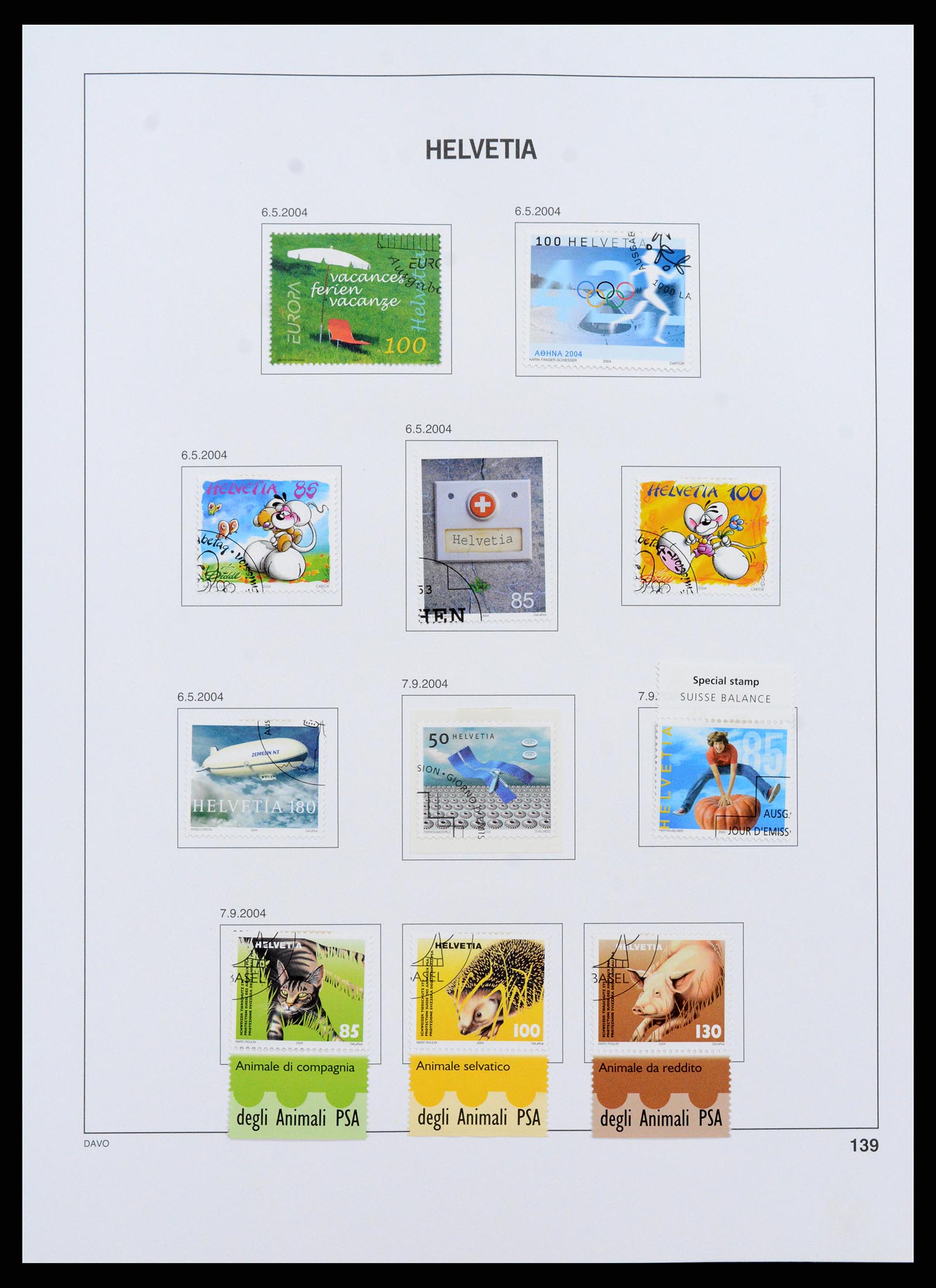 37361 139 - Stamp collection 37361 Switzerland 1850-2005.