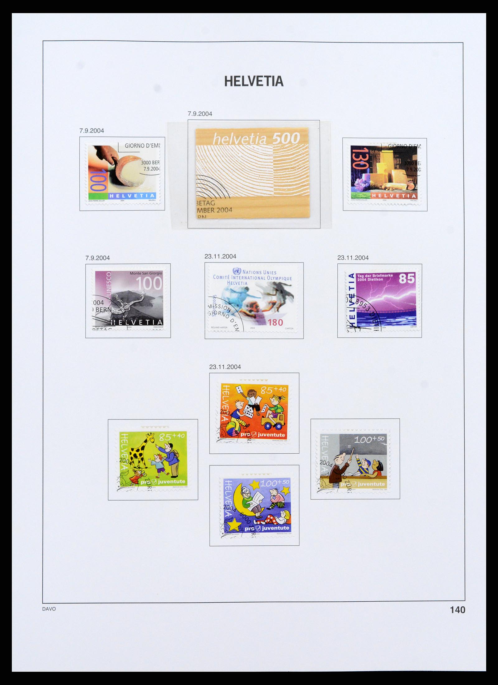 37361 140 - Stamp collection 37361 Switzerland 1850-2005.