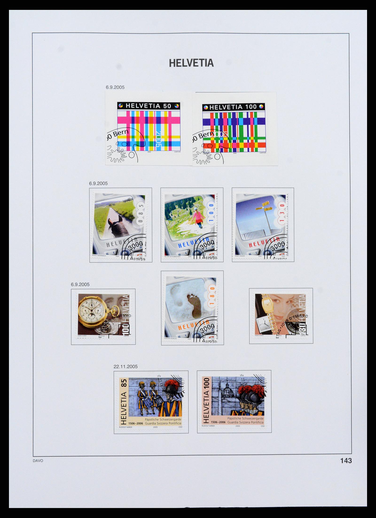 37361 143 - Stamp collection 37361 Switzerland 1850-2005.