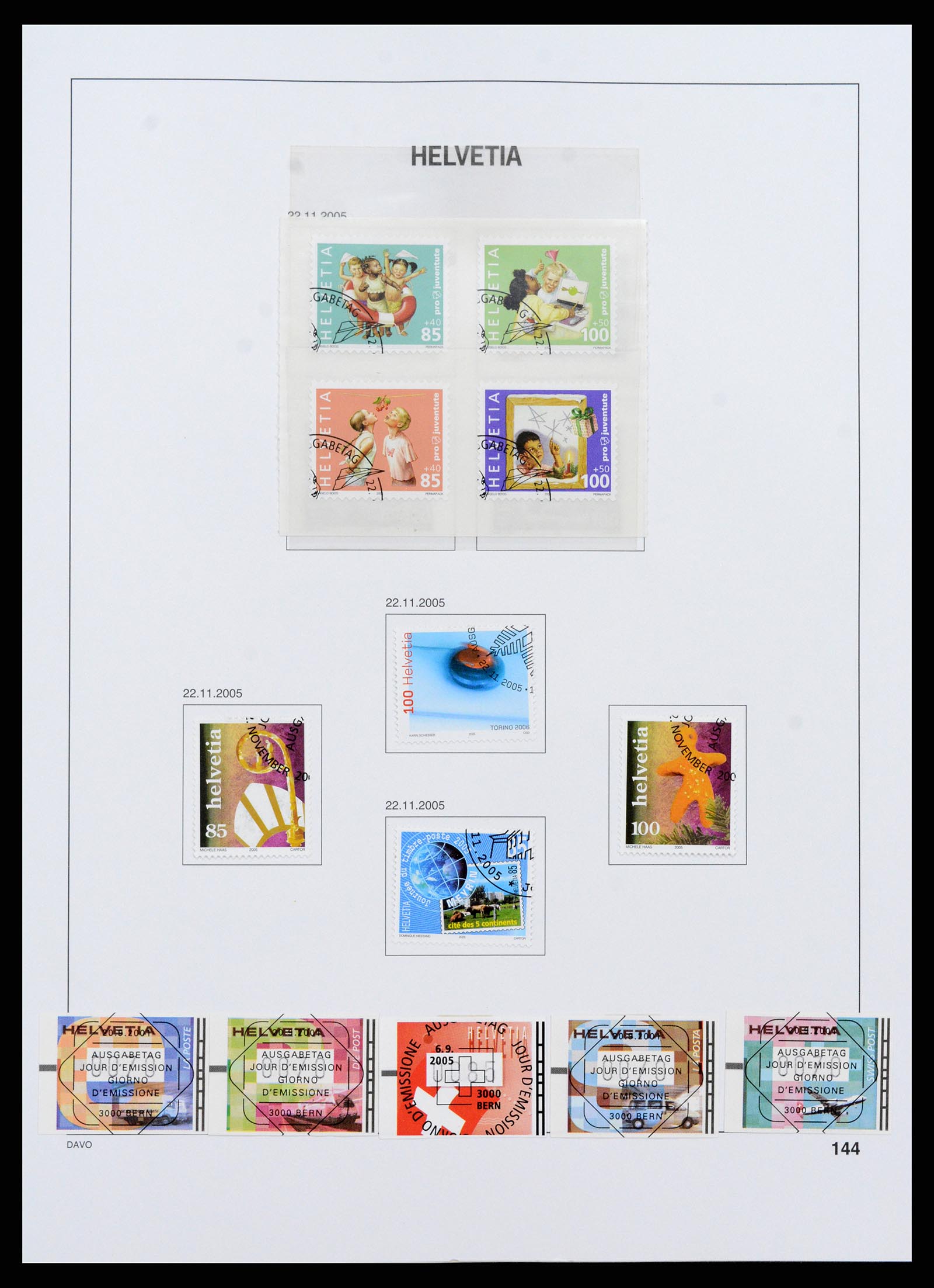 37361 144 - Stamp collection 37361 Switzerland 1850-2005.
