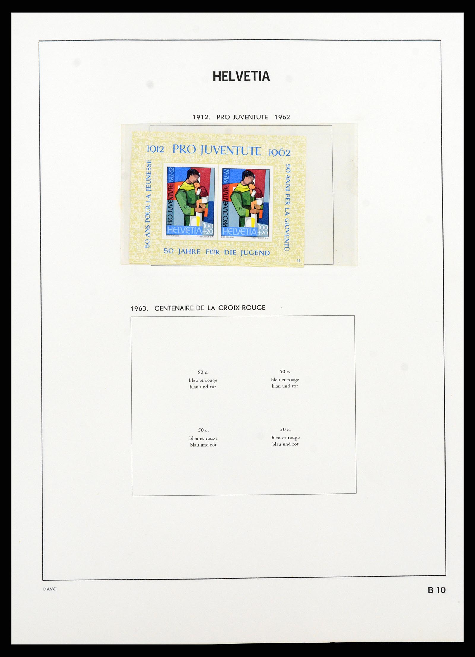 37361 153 - Stamp collection 37361 Switzerland 1850-2005.