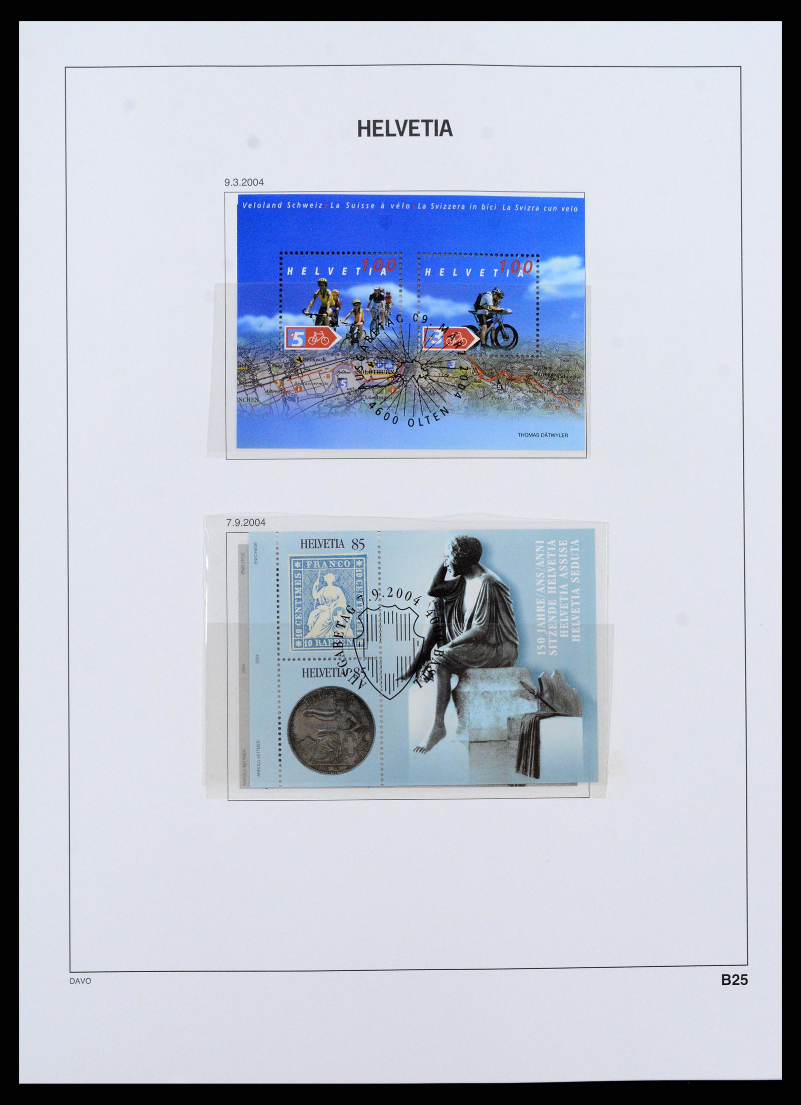 37361 165 - Stamp collection 37361 Switzerland 1850-2005.