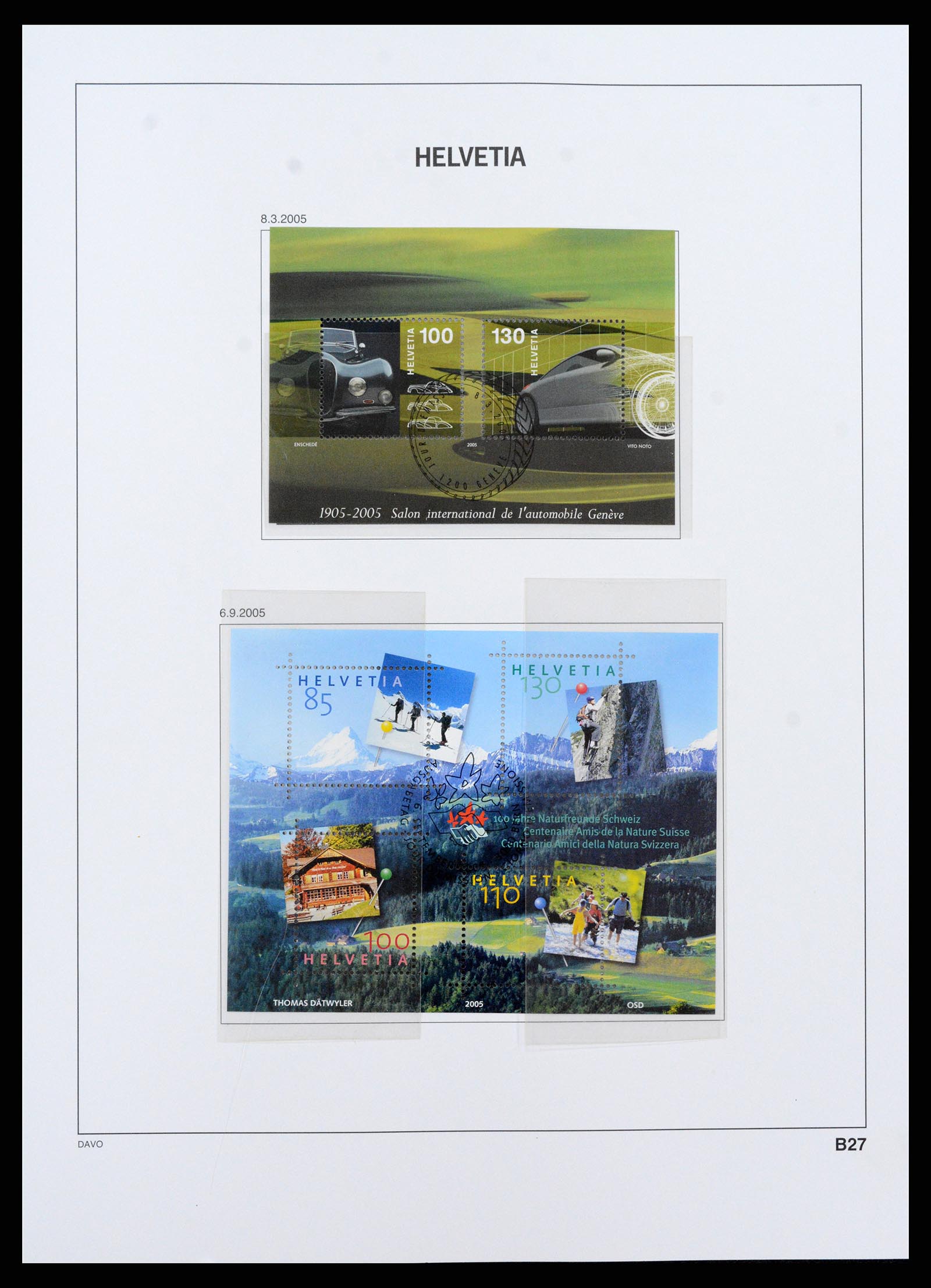 37361 167 - Stamp collection 37361 Switzerland 1850-2005.