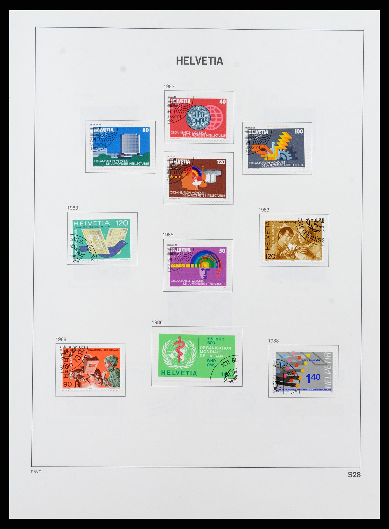 37361 171 - Stamp collection 37361 Switzerland 1850-2005.