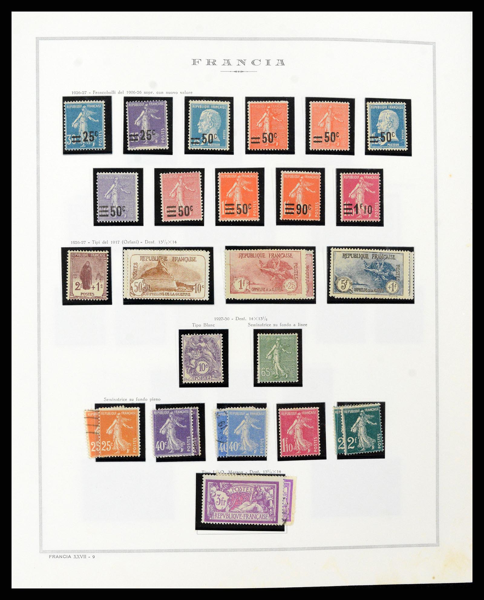 37362 014 - Stamp collection 37362 France 1849-1960.