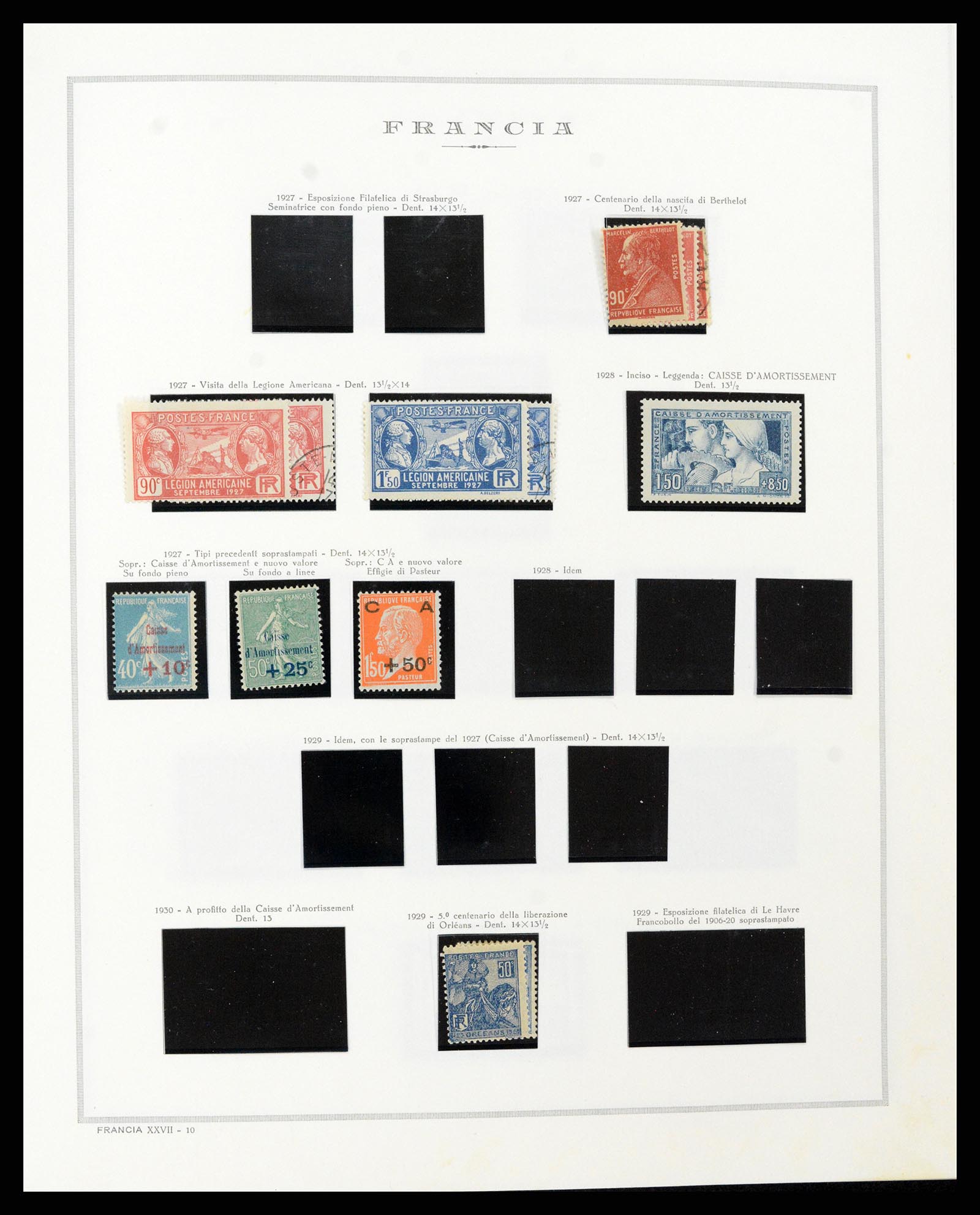 37362 015 - Stamp collection 37362 France 1849-1960.
