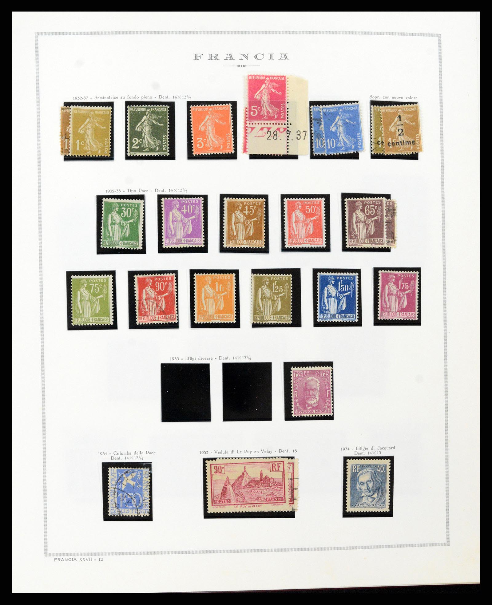 37362 018 - Stamp collection 37362 France 1849-1960.