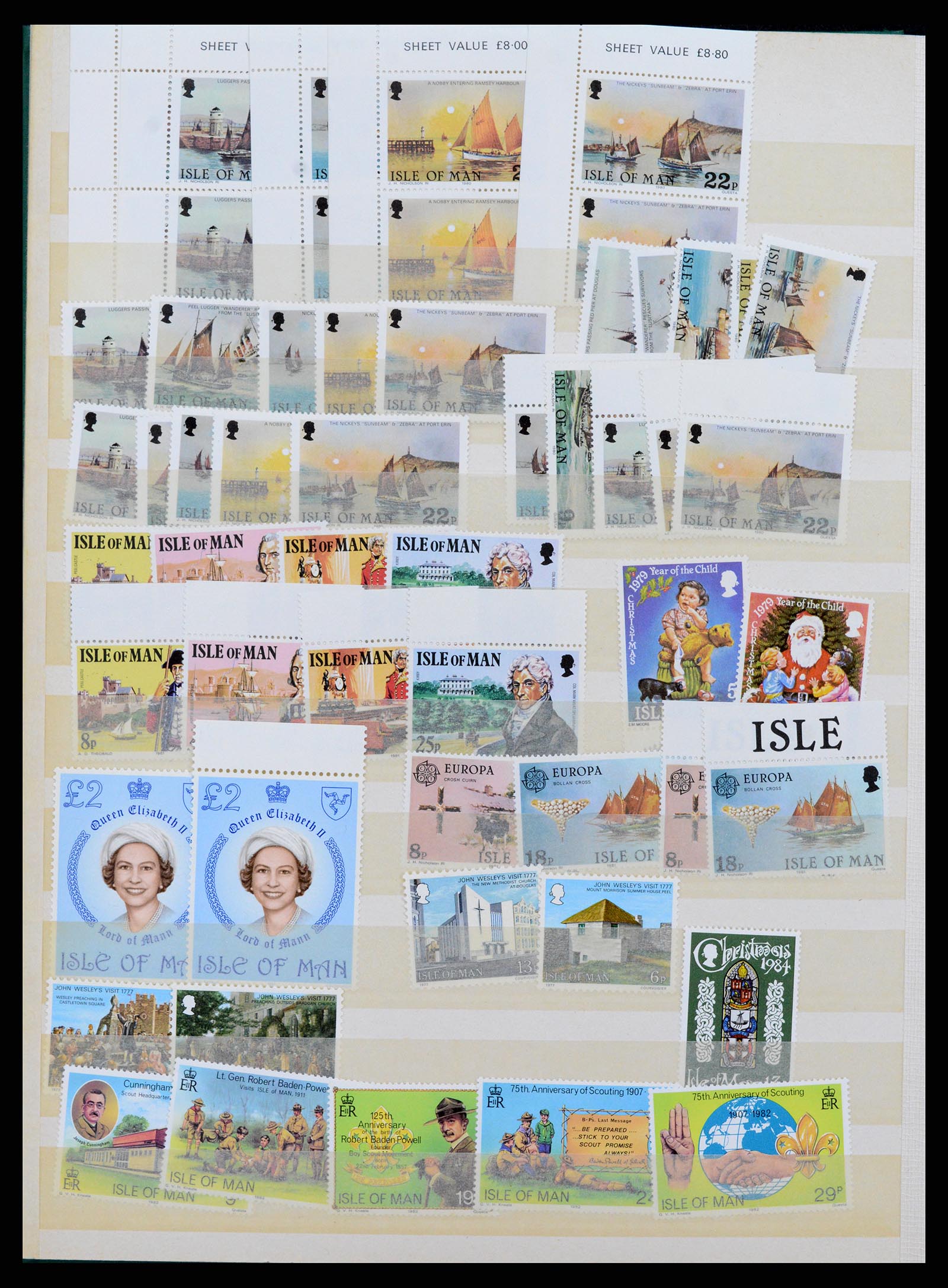 37364 020 - Stamp collection 37364 Channel Islands 1940-1980 and Great Britain 1880-