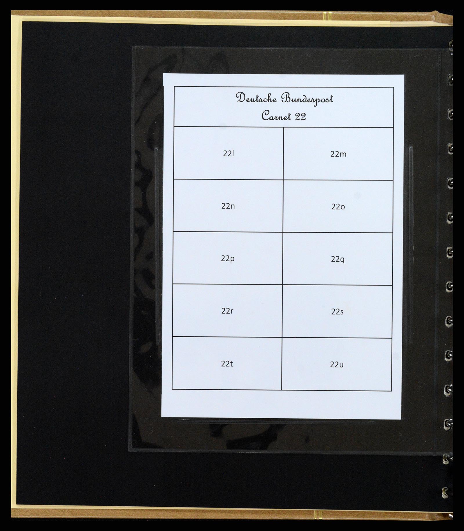 37365 031 - Stamp collection 37365 Bundespost stamp booklets 1951-2001.