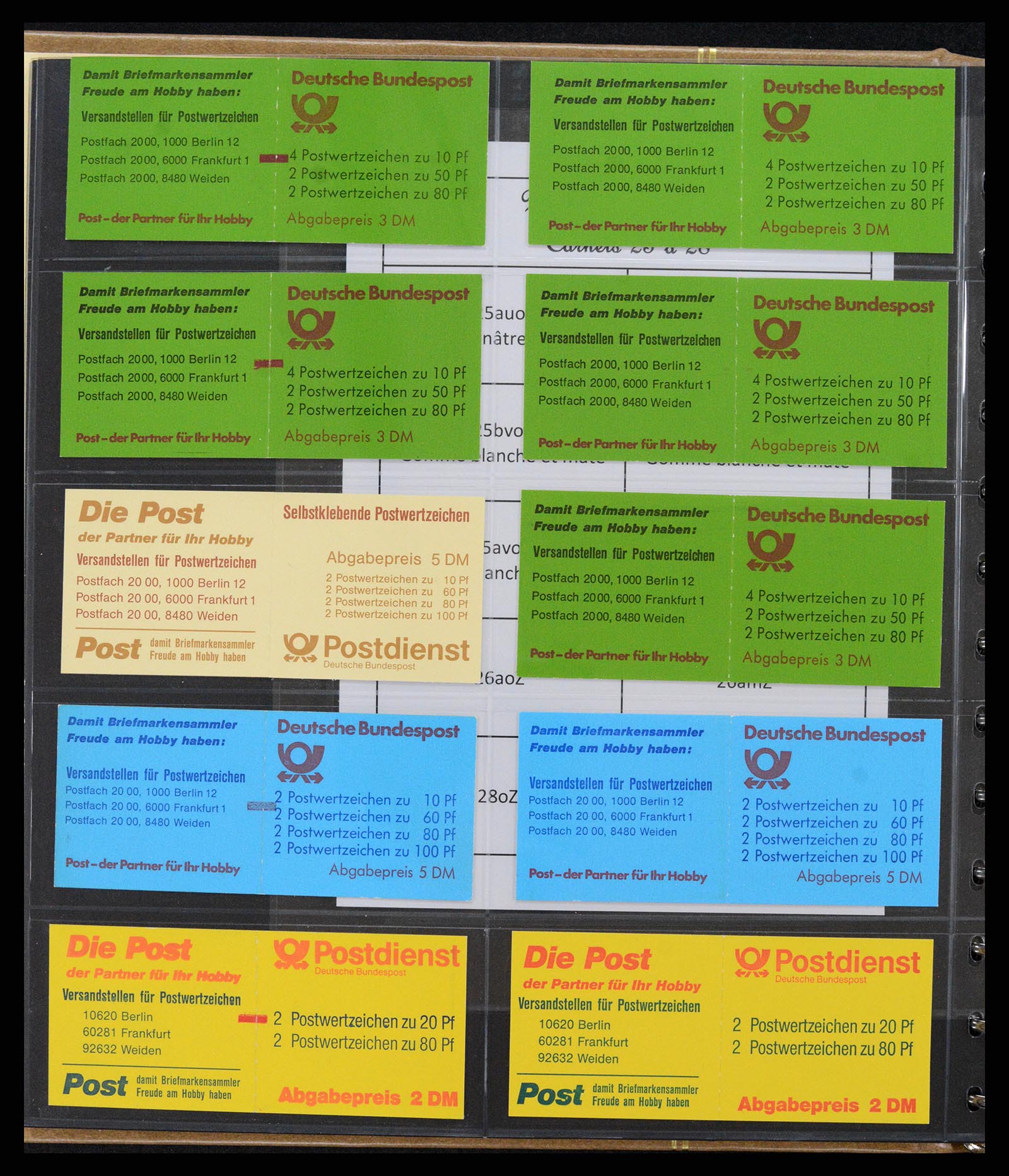 37365 057 - Stamp collection 37365 Bundespost stamp booklets 1951-2001.