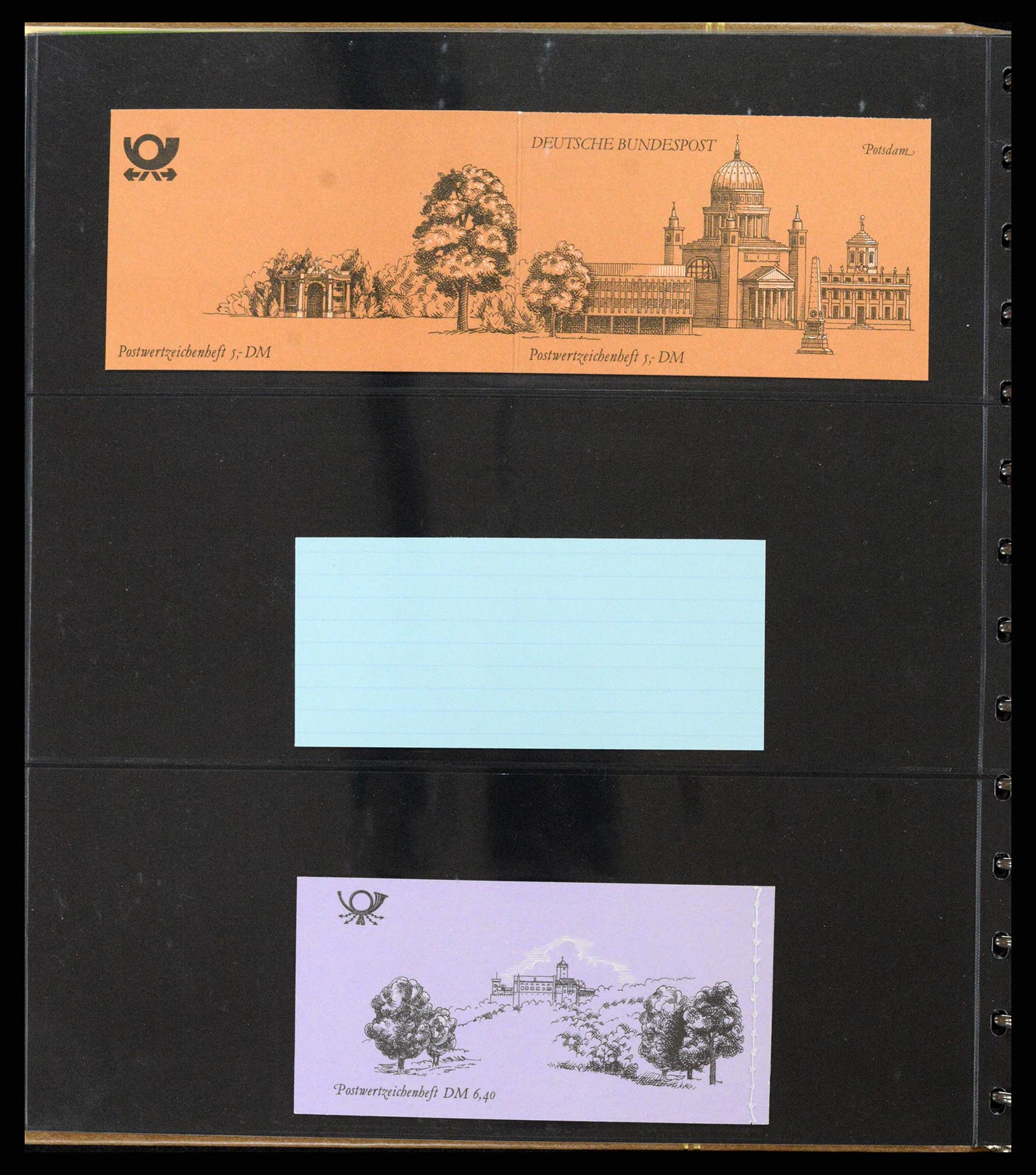 37365 059 - Stamp collection 37365 Bundespost stamp booklets 1951-2001.