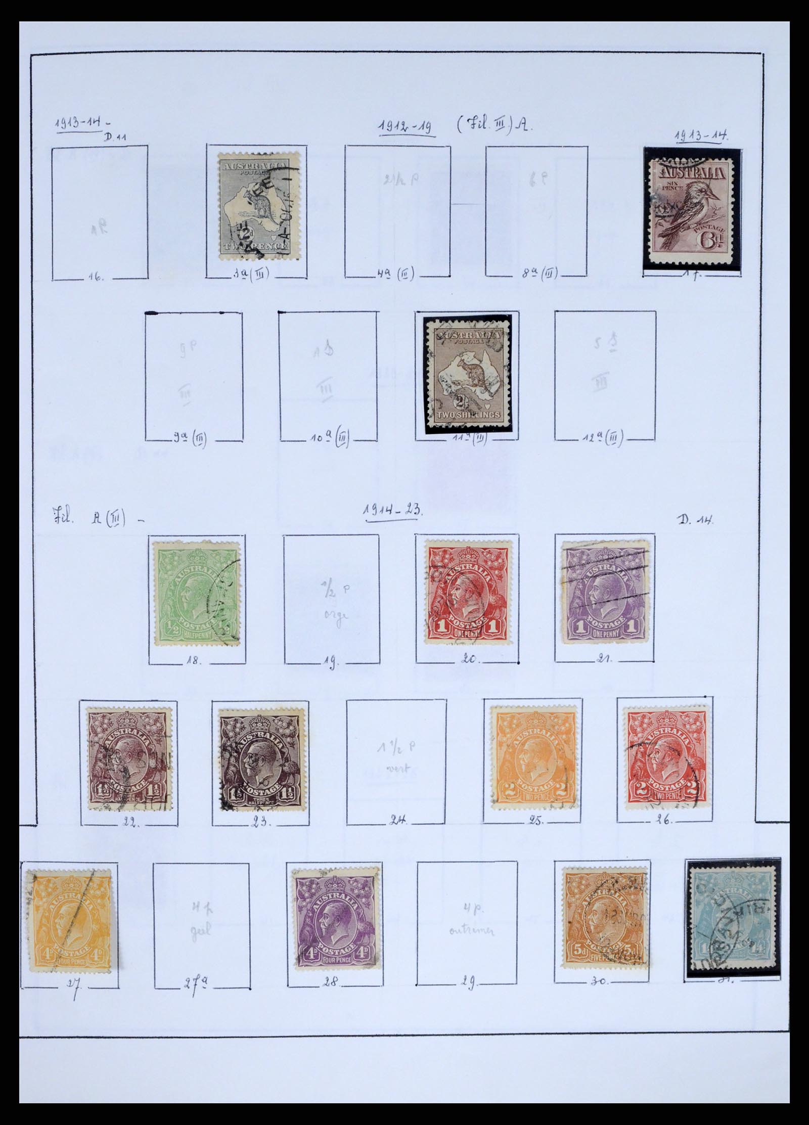 37366 011 - Postzegelverzameling 37366 Engelse koloniën 1858-1990.