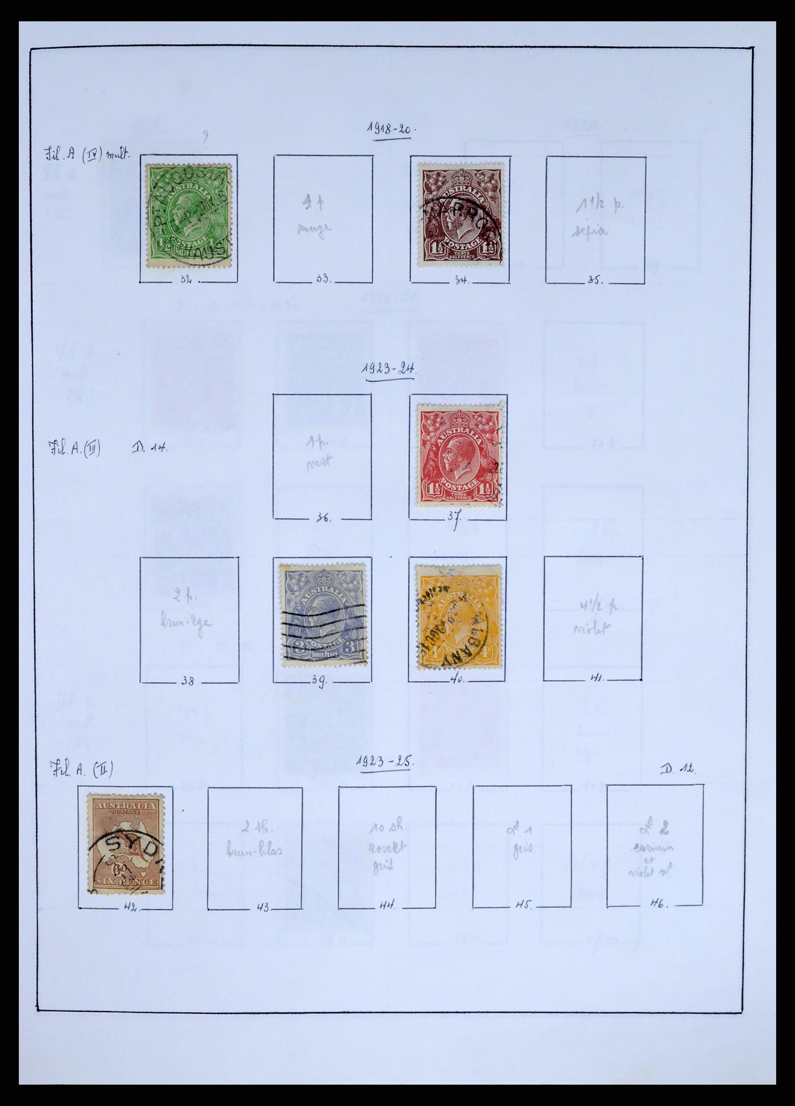 37366 012 - Postzegelverzameling 37366 Engelse koloniën 1858-1990.