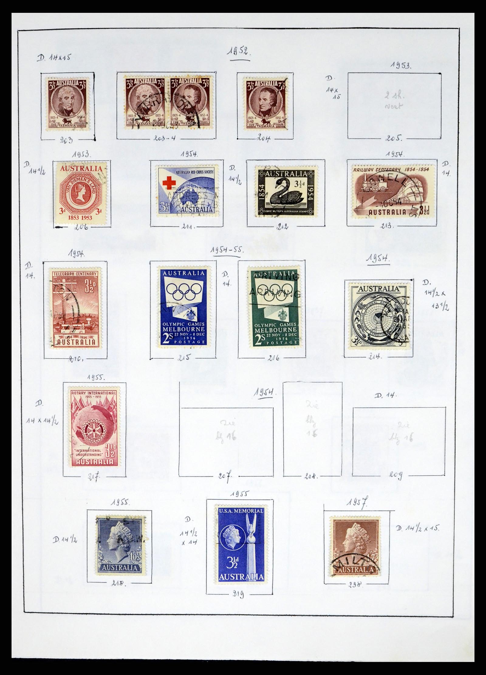 37366 027 - Postzegelverzameling 37366 Engelse koloniën 1858-1990.